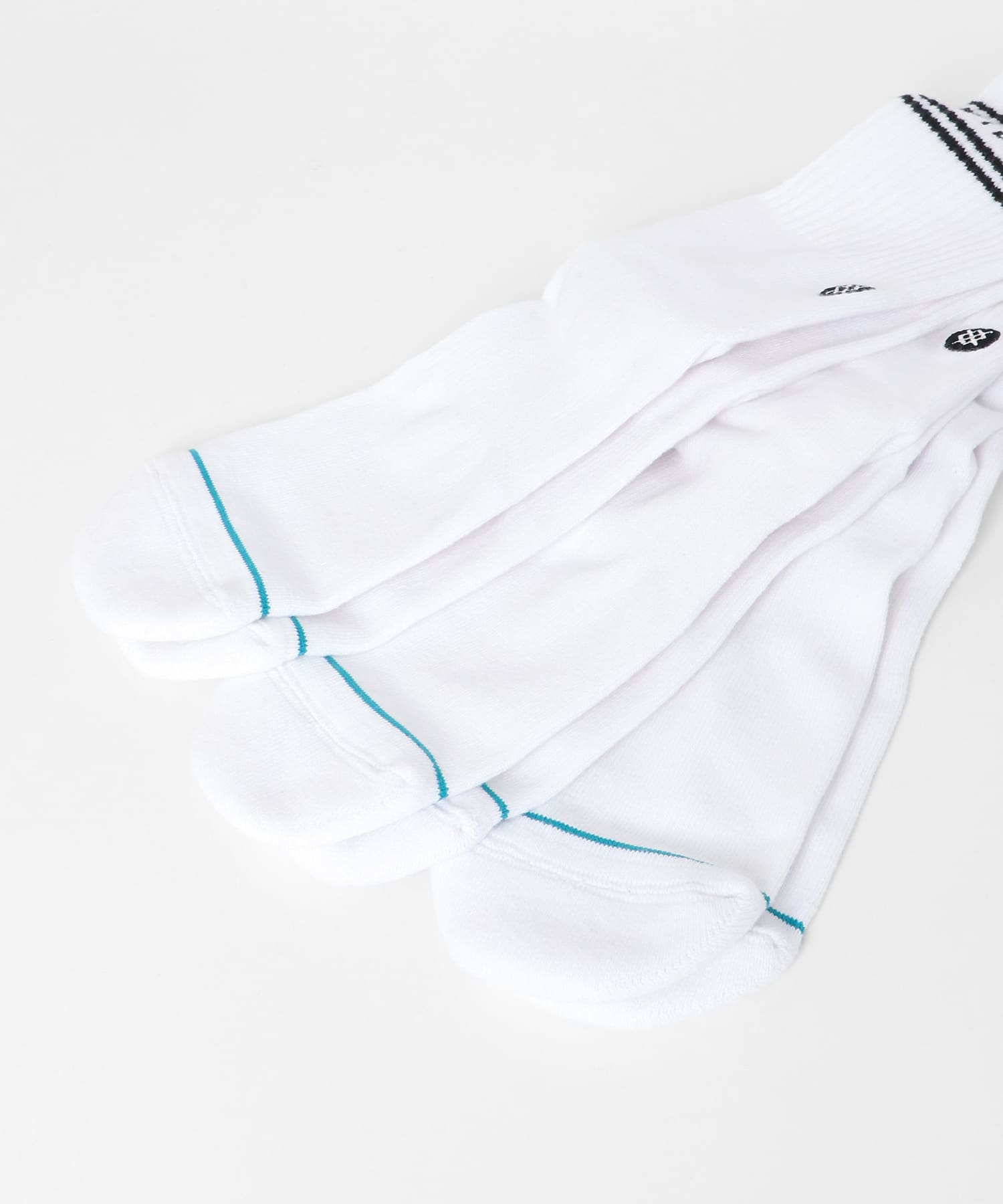 STANCE SOCKS　BASIC 3 PACK CREW ++ WHITE L