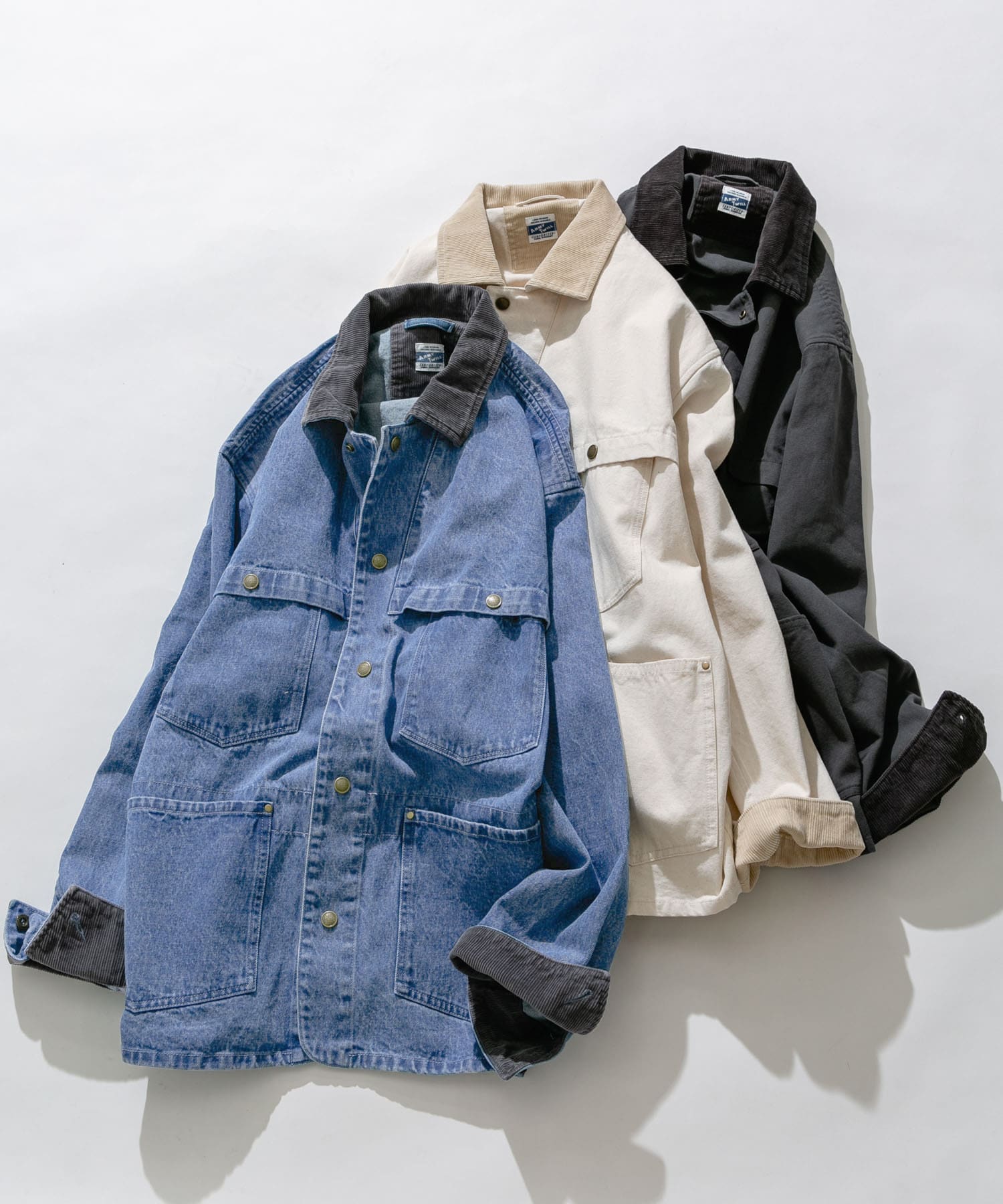 『別注』ARMY TWILL×Sonny Label　Logger Jacket INDIGO S