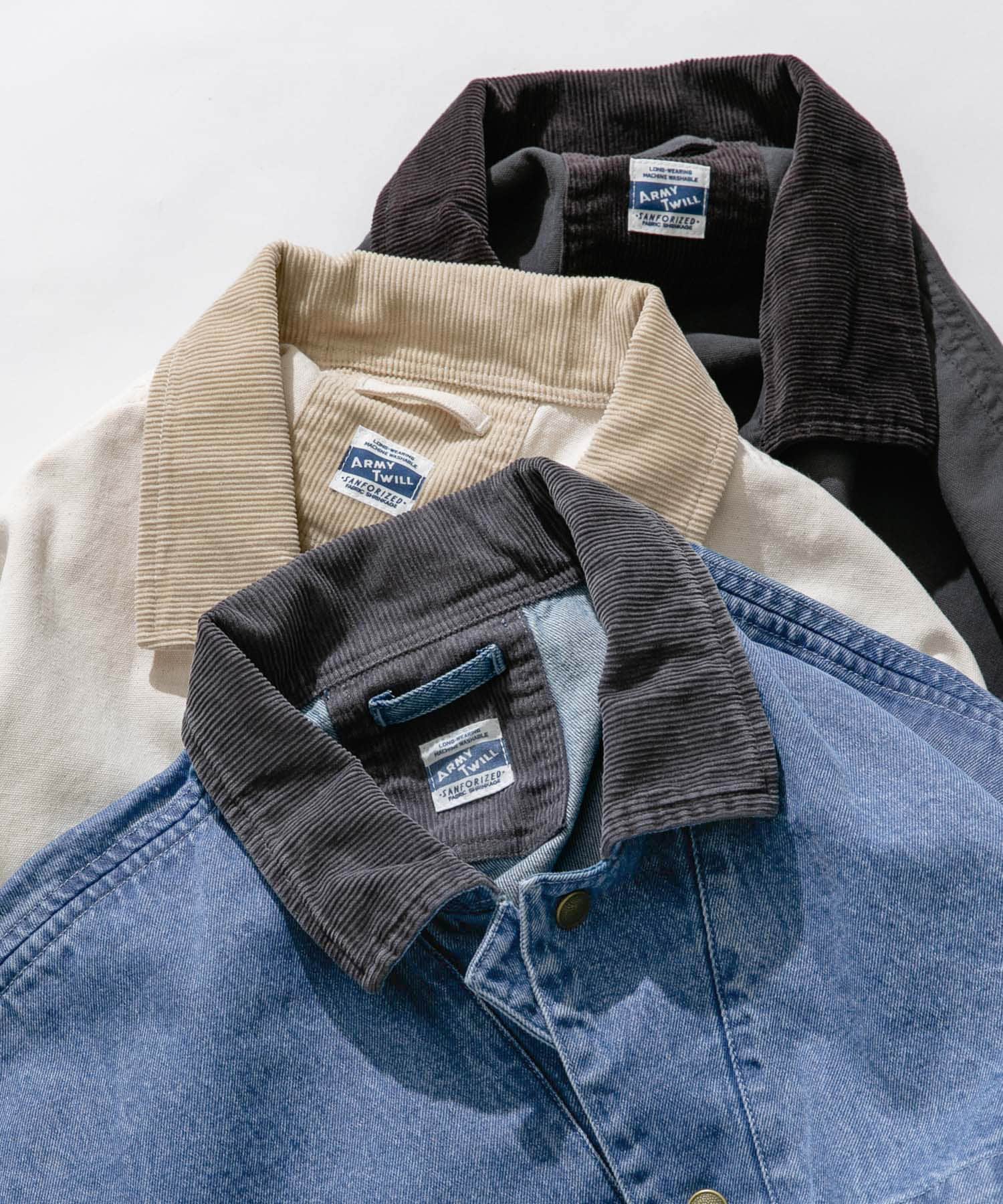 『別注』ARMY TWILL×Sonny Label　Logger Jacket INDIGO S
