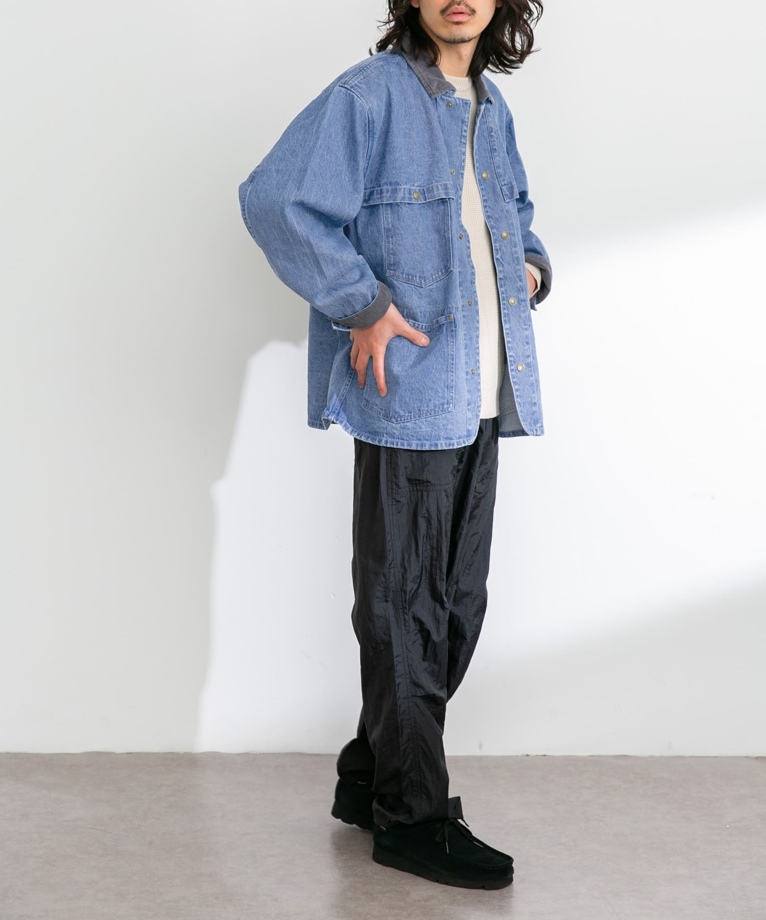 身長：180cm 体重：60kg サイズ：L
