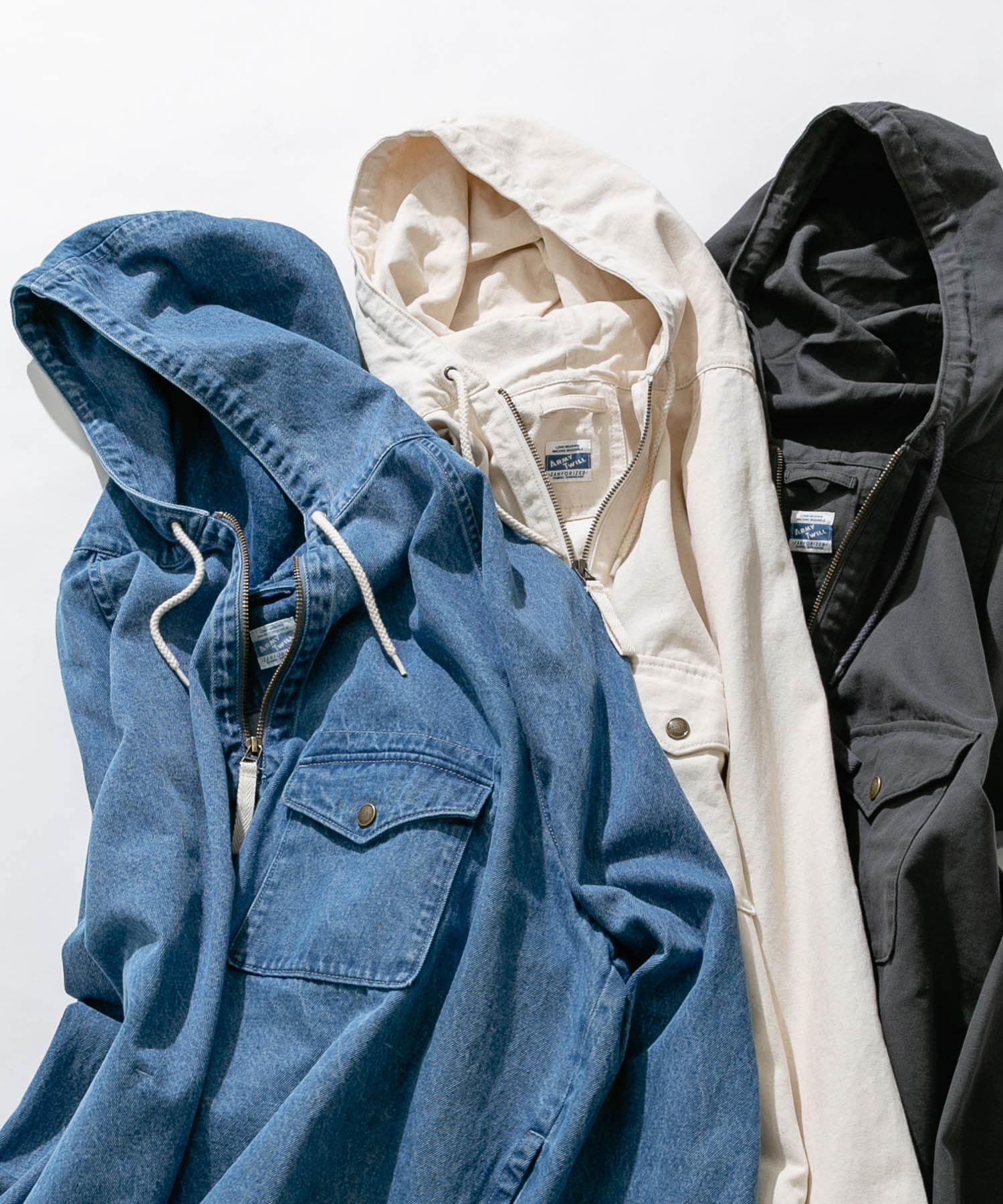 『別注』ARMY TWILL×Sonny Label　Smock Parka ECRU L