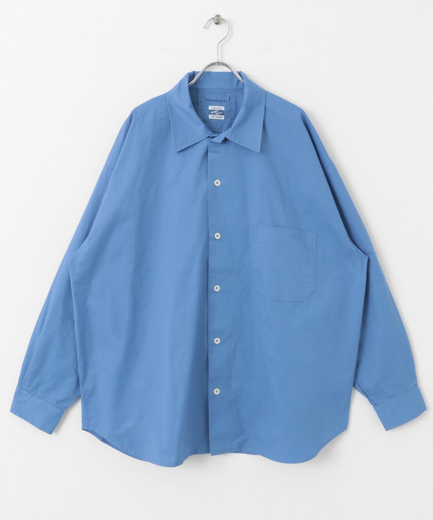 ARMY TWILL　Light Twill Utility Shirts BLUE S