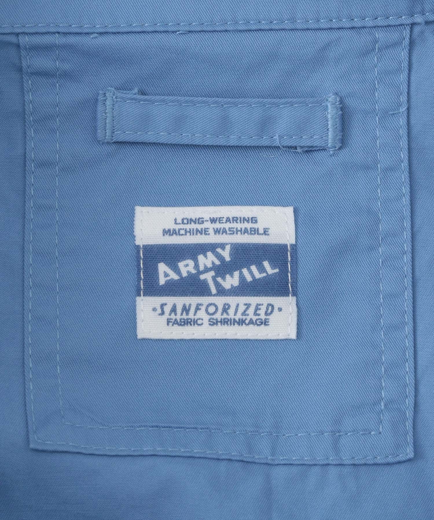 ARMY TWILL　Light Twill Utility Shirts BLUE S