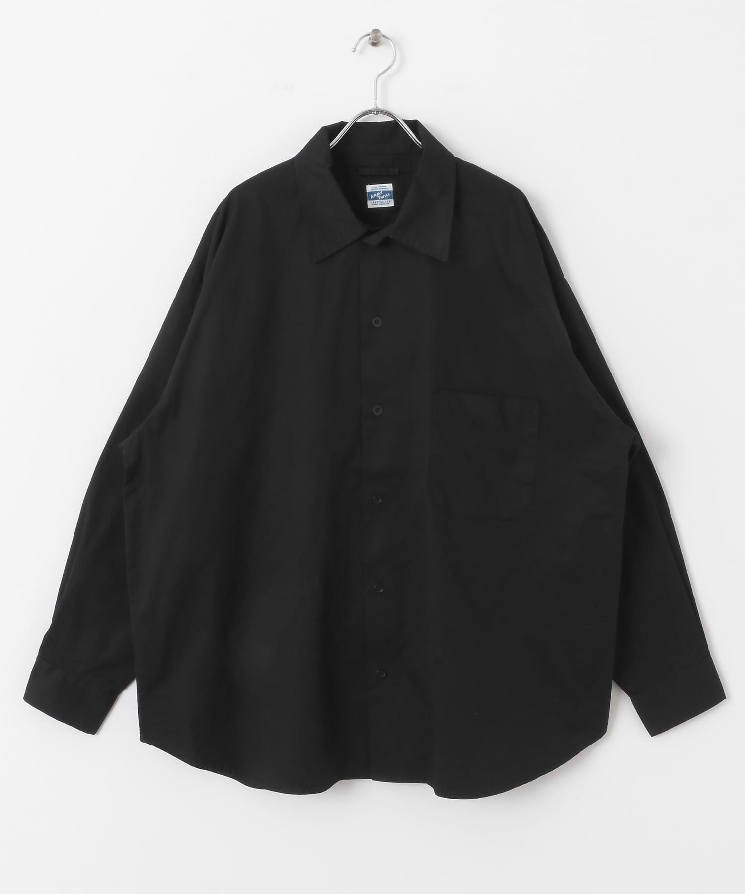 ARMY TWILL　Light Twill Utility Shirts BLACK S
