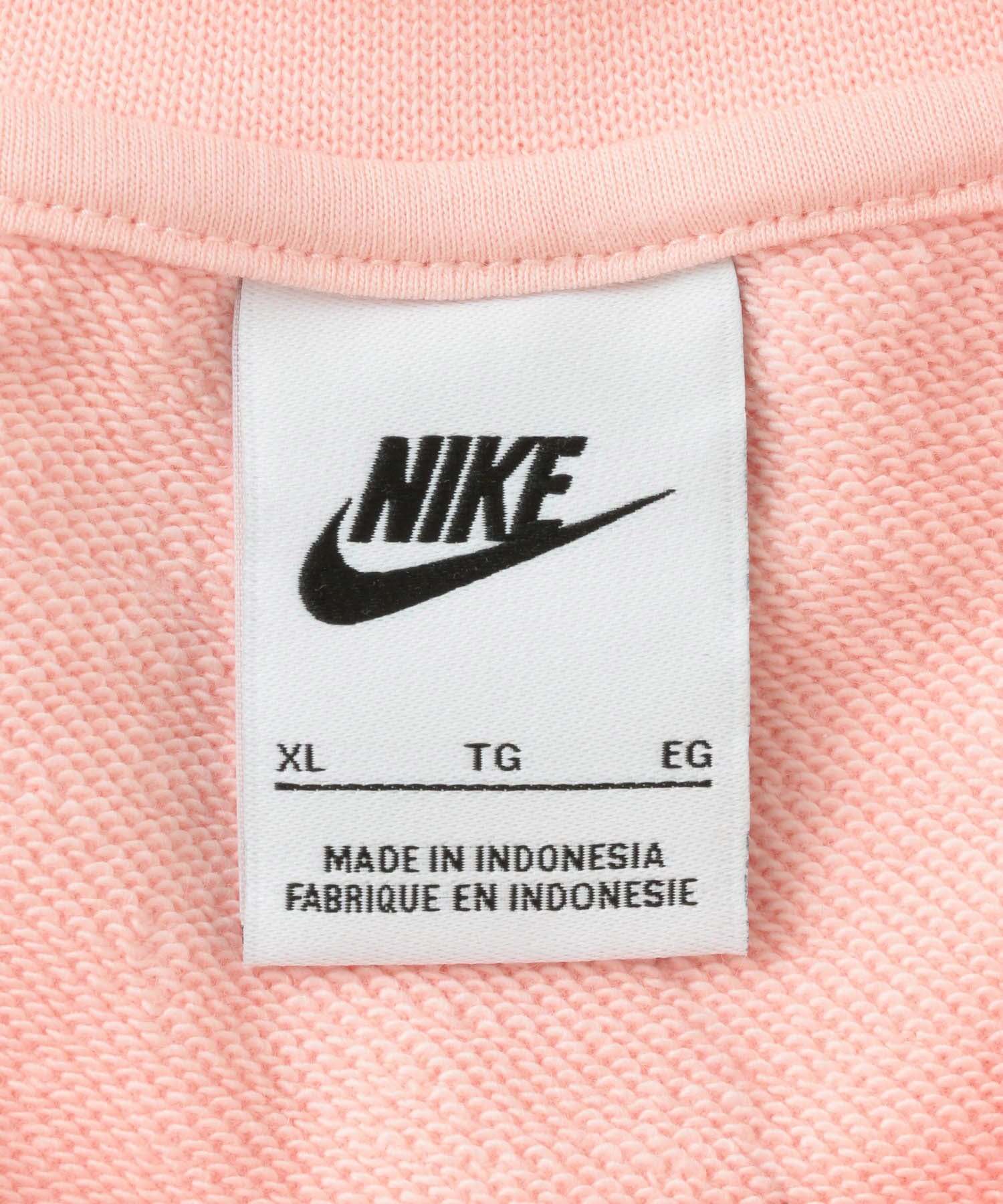 NIKE　クラブ FTロングスリーブ クルー コーラル M