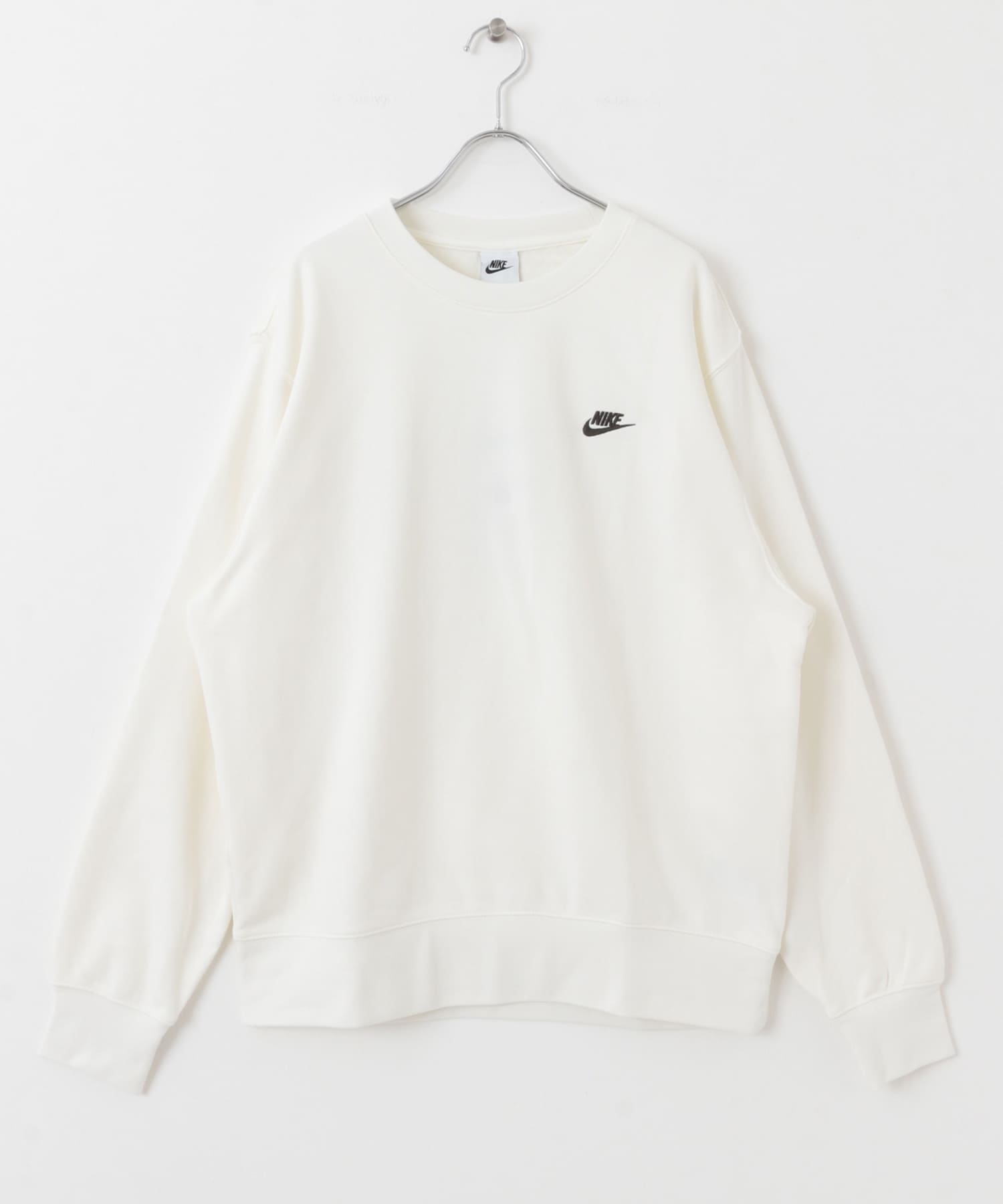 NIKE　クラブ FTロングスリーブ クルー セイル M