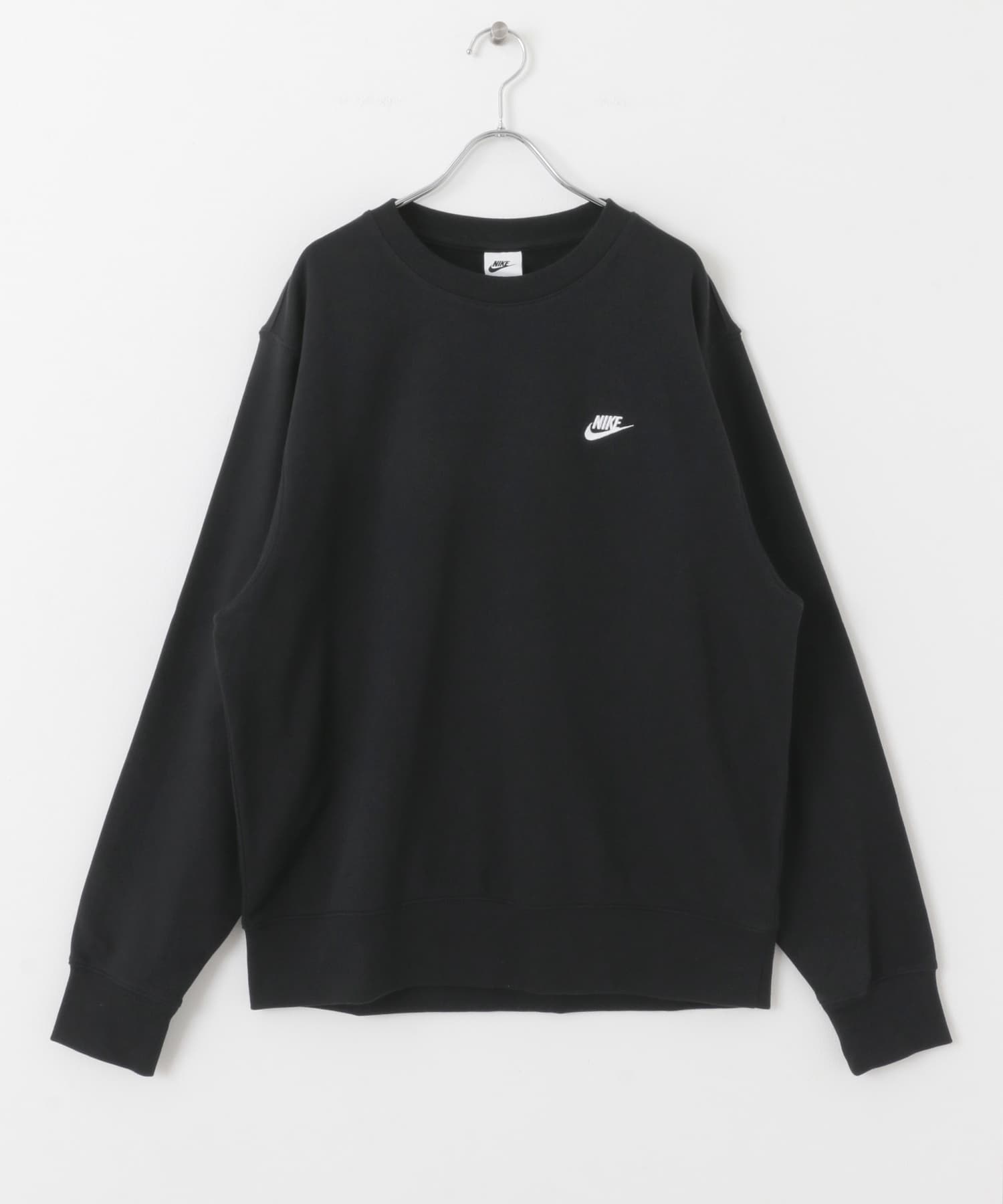 NIKE　クラブ FTロングスリーブ クルー ブラック M