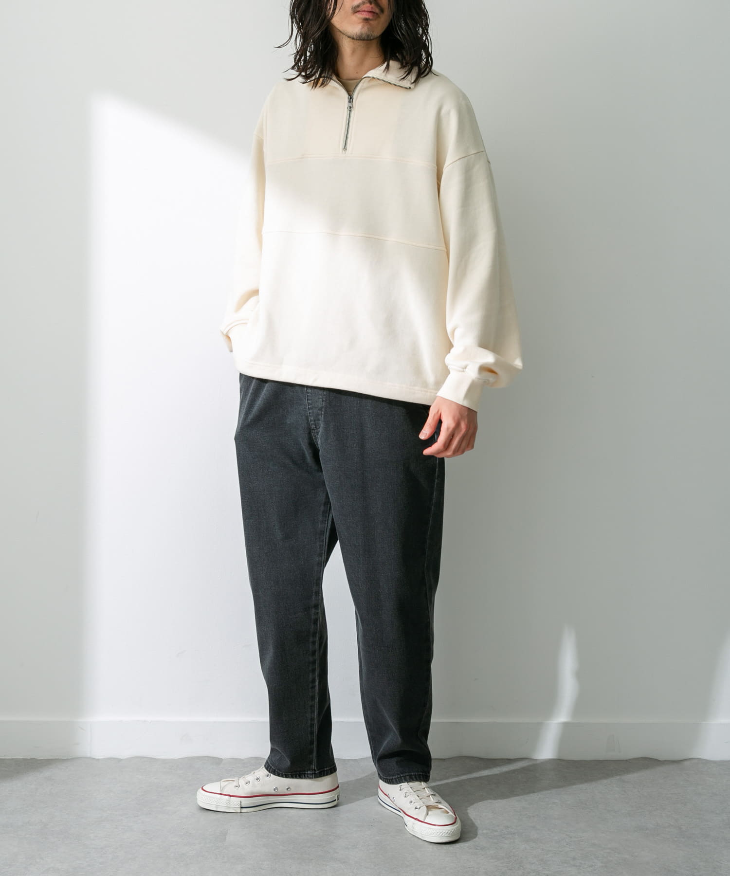 身長：180cm 体重：60kg サイズ：one