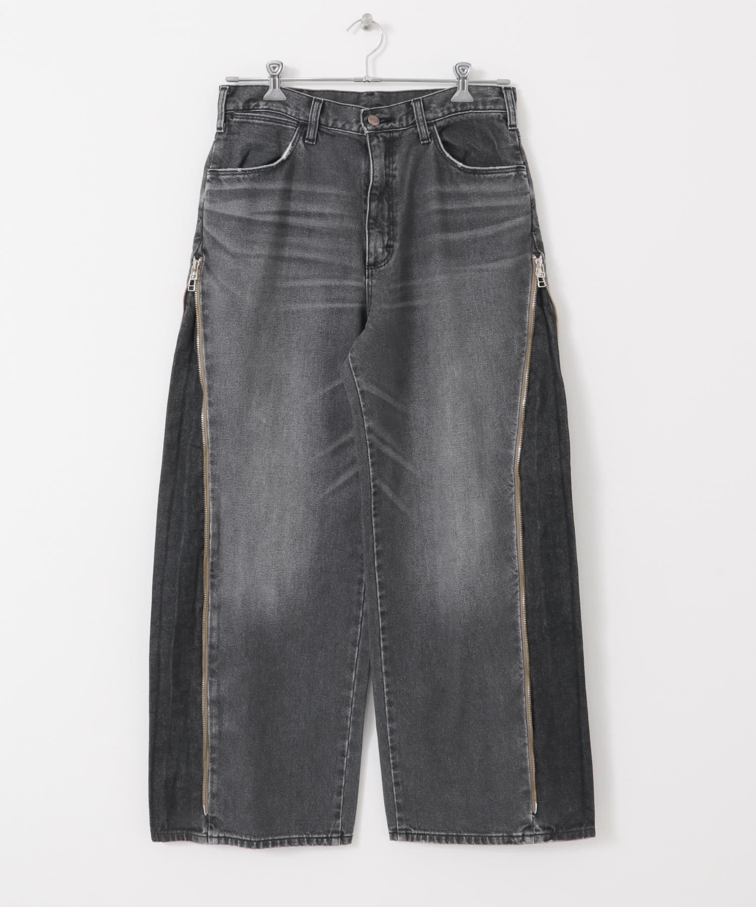 Wrangler　WREMAKE SIDE ZIP FLARE BK REMAKE S