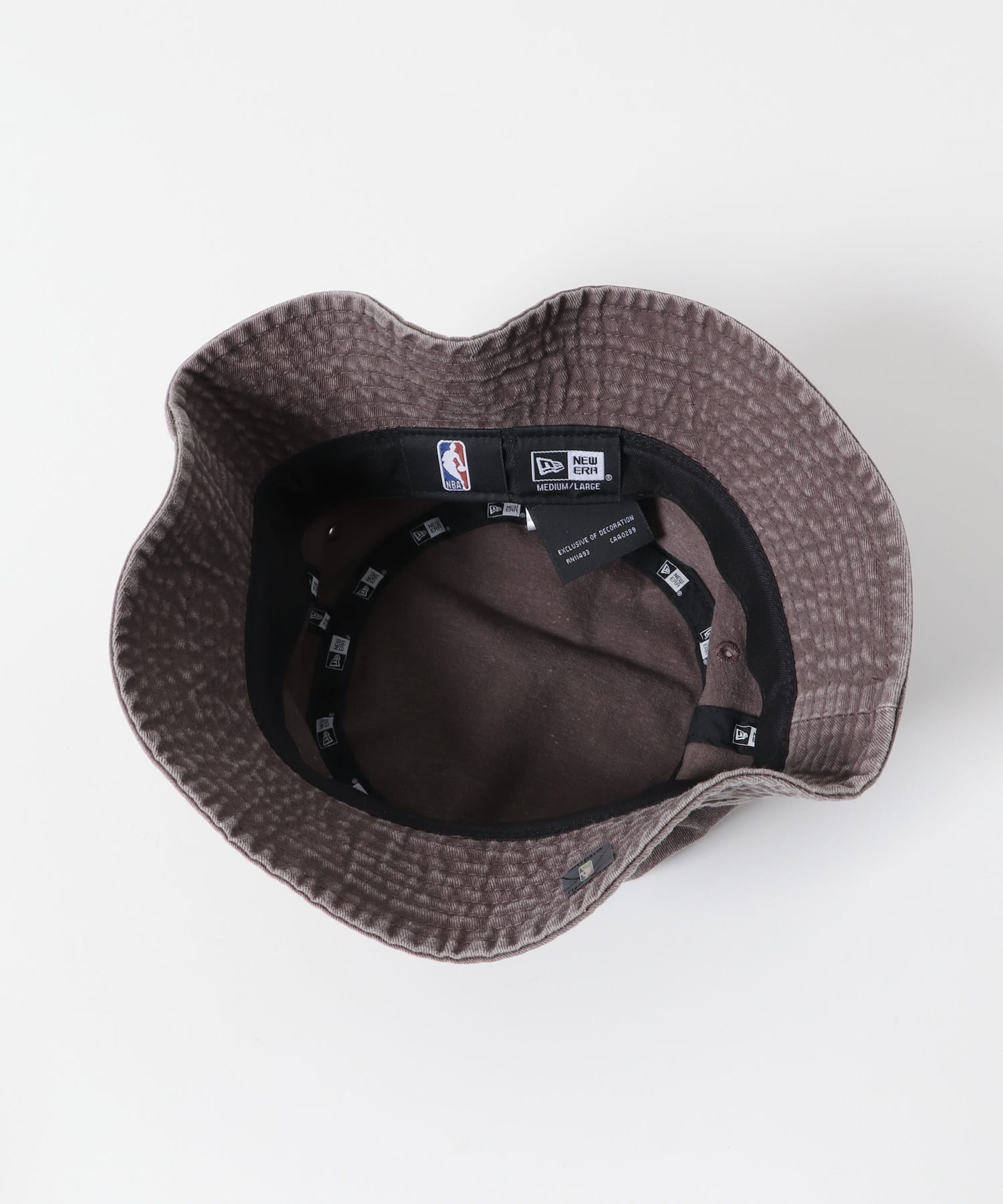 New Era　BUCKET01 NBA ACID WASH BR ブラウン ML