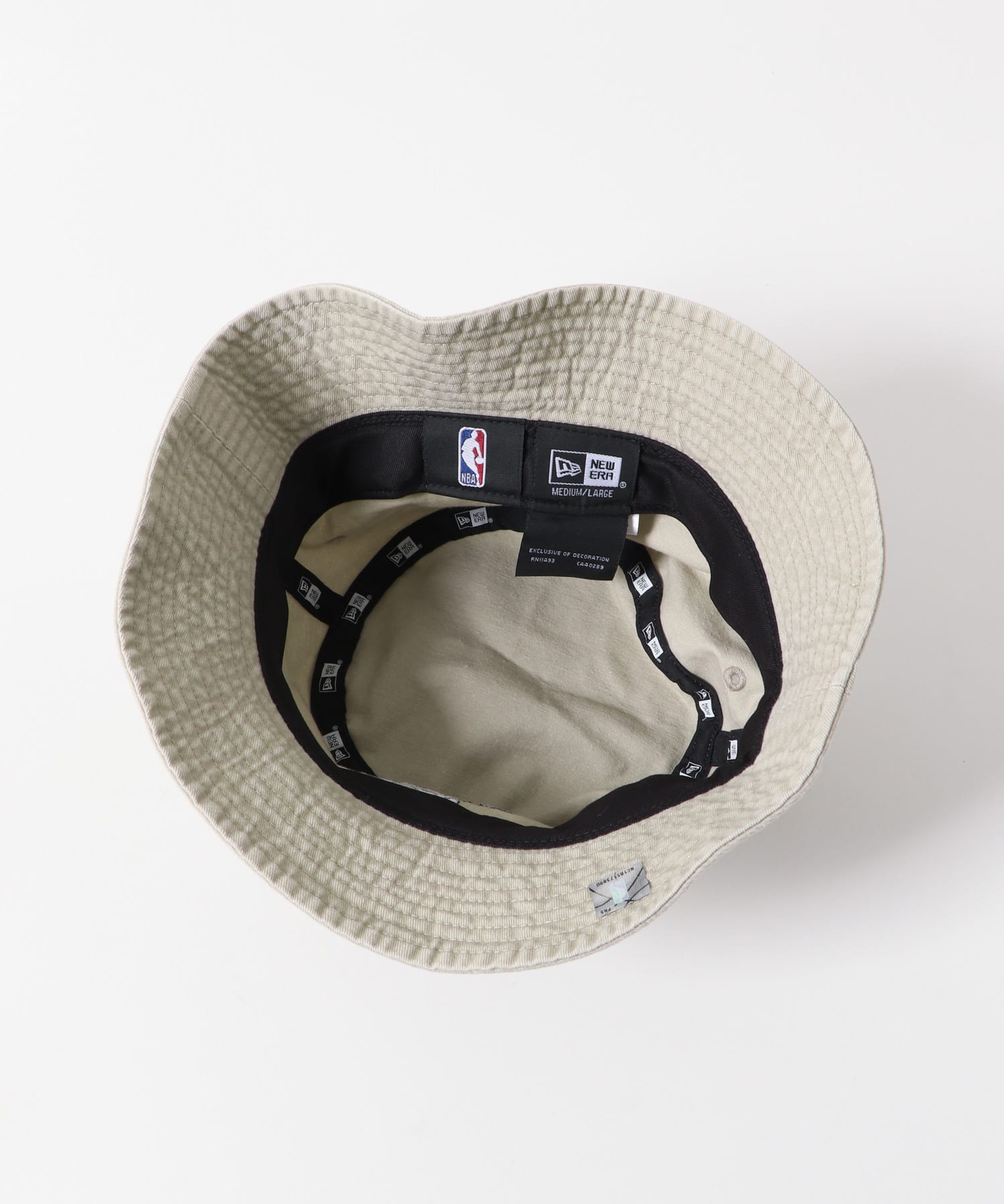 New Era　BUCKET01 NBA ACID WASH ST ストーン ML