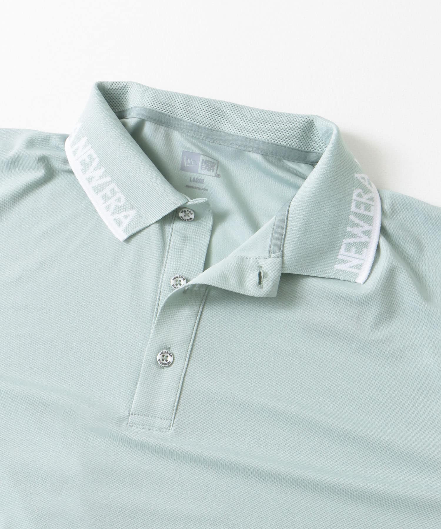 NEW ERA GOLF　SHORT-SLEEVE COLLAR LOGO POLO BLU M