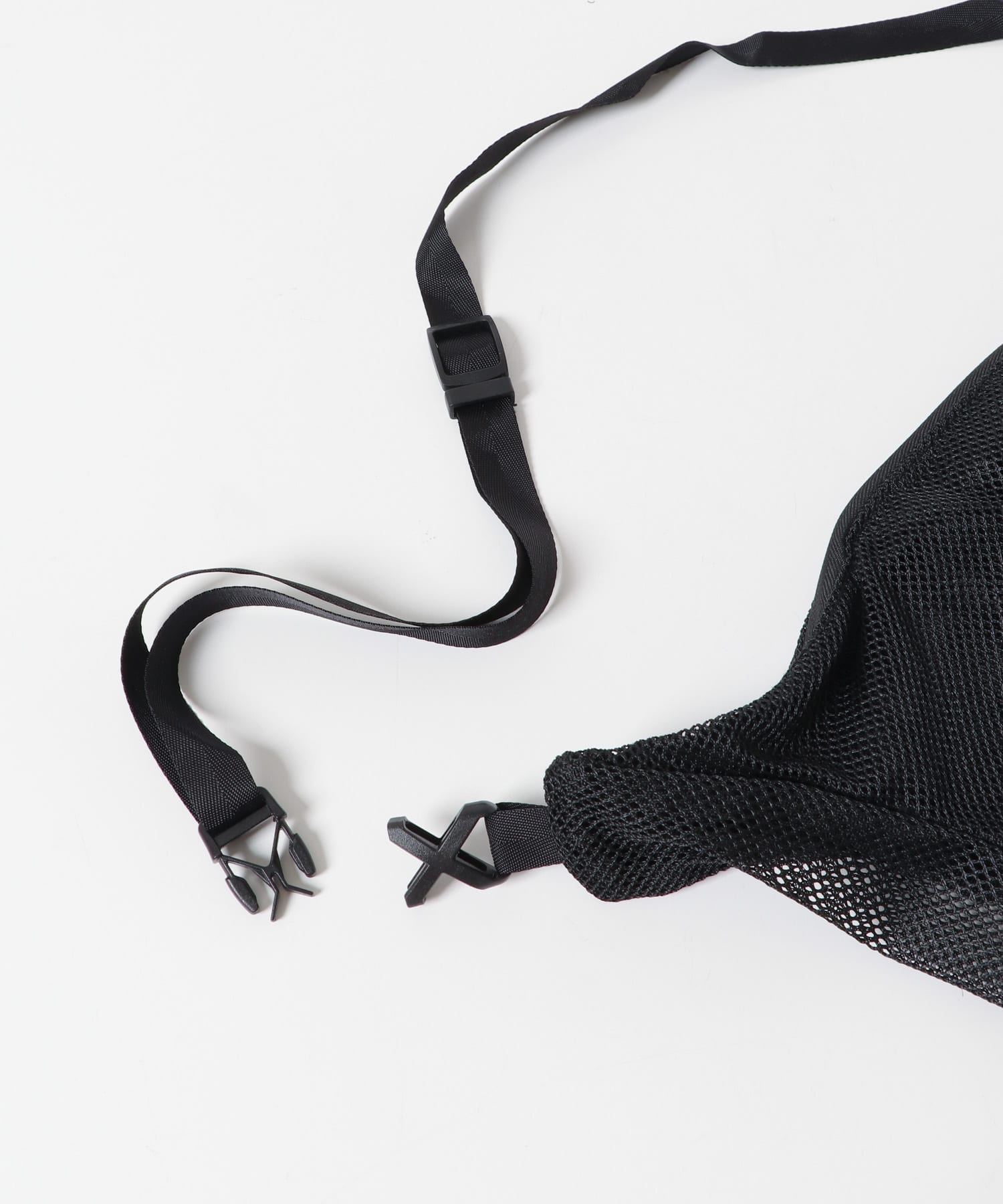 POLeR　MESH STUFF SHOULDER BLACK one