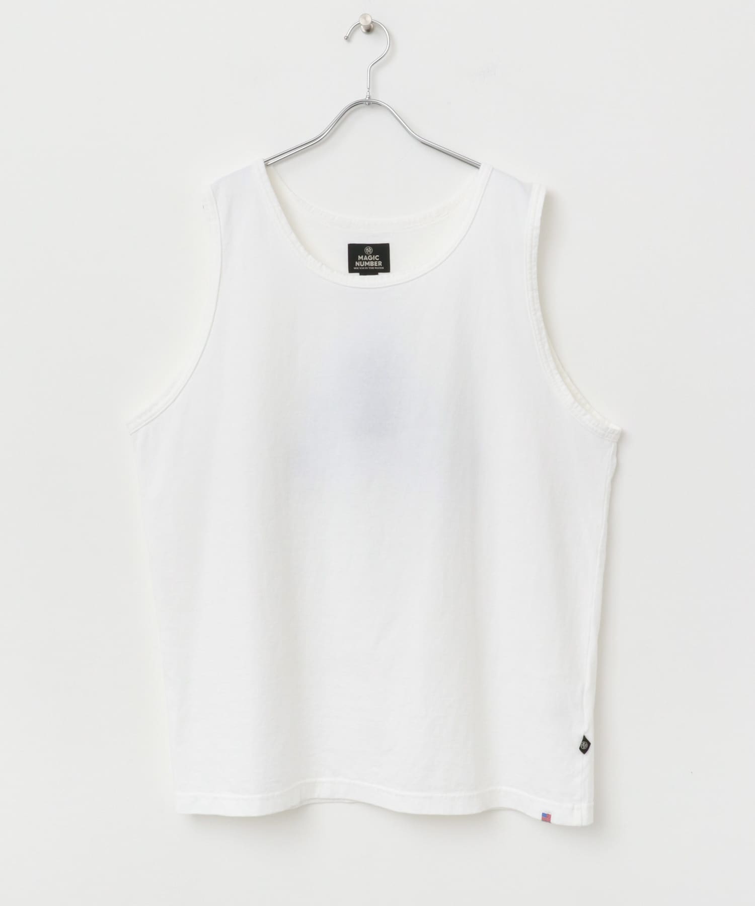 MAGIC NUMBER　STOCK LOGO US COTTON TANK OFF M