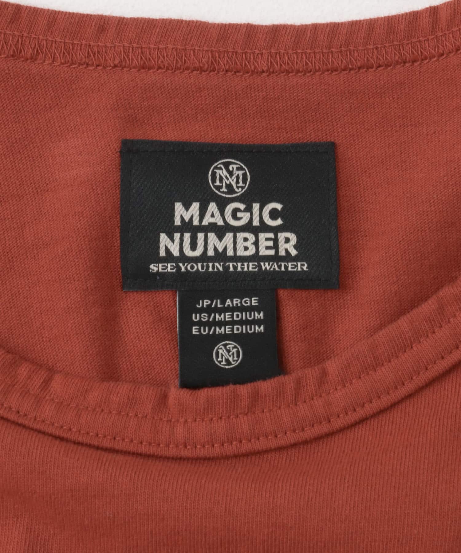 MAGIC NUMBER　STOCK LOGO US COTTON TANK BURGUNDY M