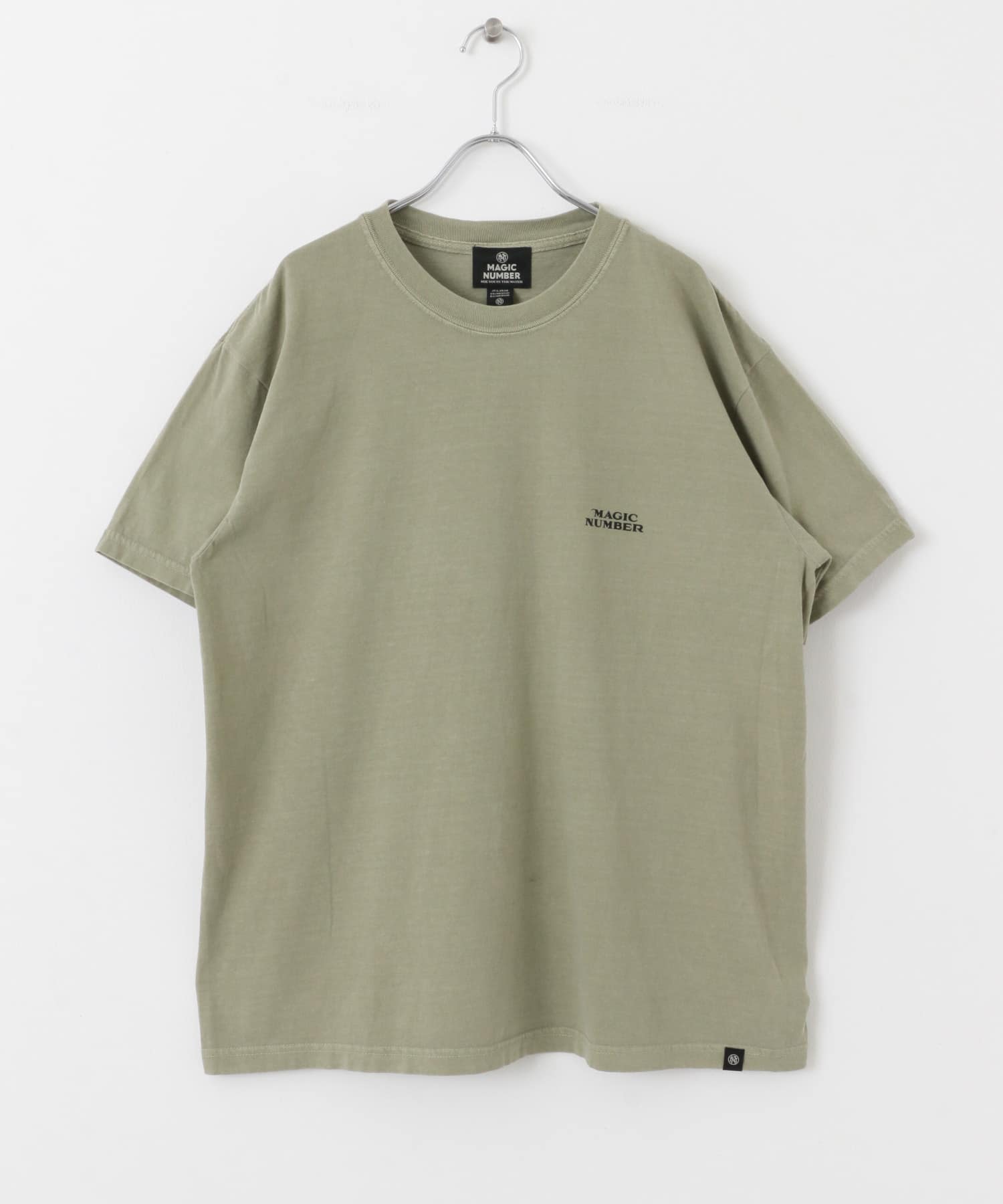 MAGIC NUMBER　SEEYOUINTHEWATER LEAF T-SHIRTS OLIVE M