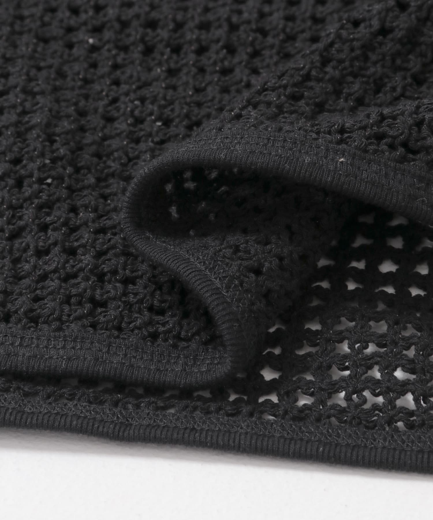 ARMY TWILL　Cotton Mesh T-shirts BLACK S