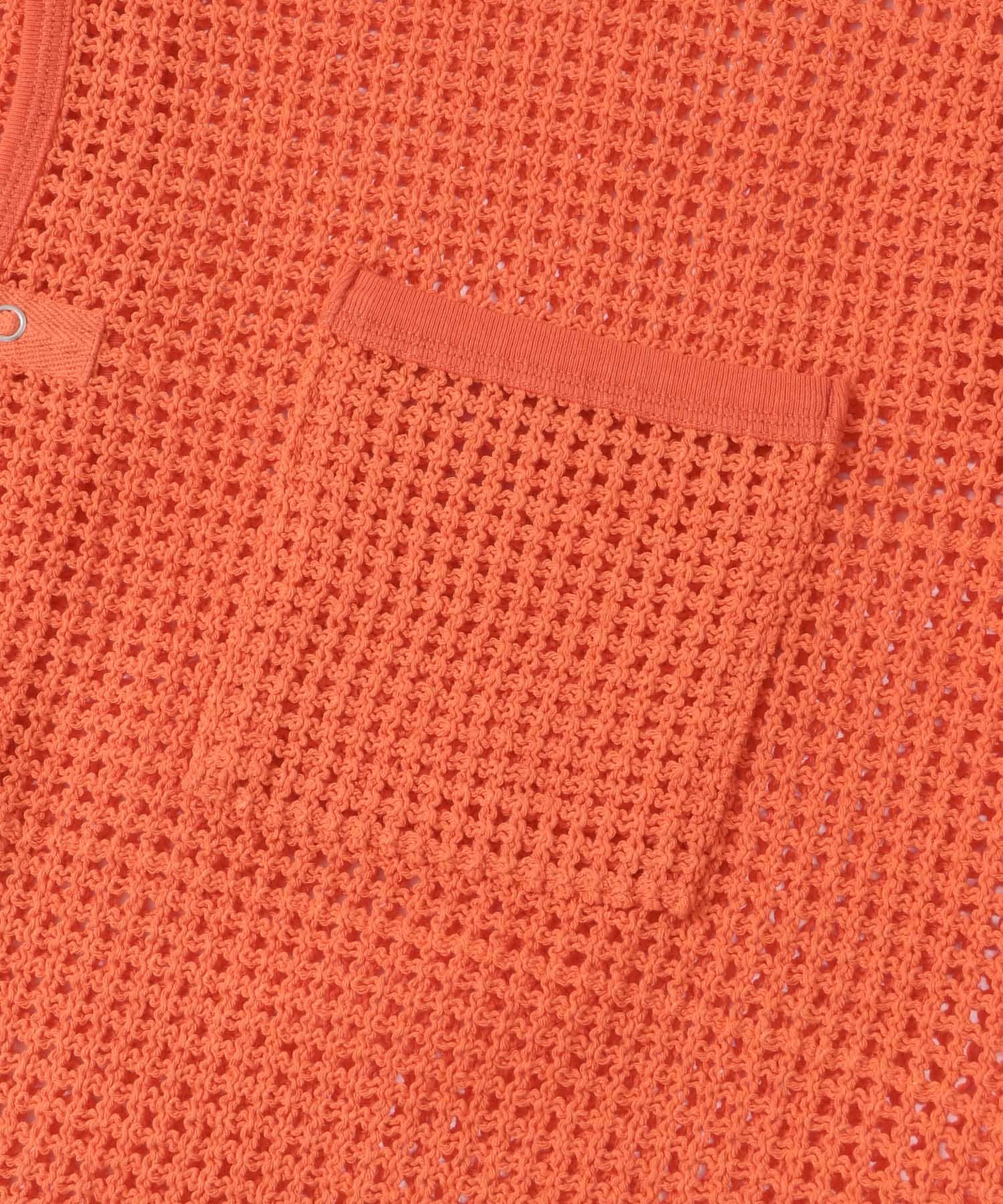 ARMY TWILL　Cotton Mesh Shirts ORANGE S