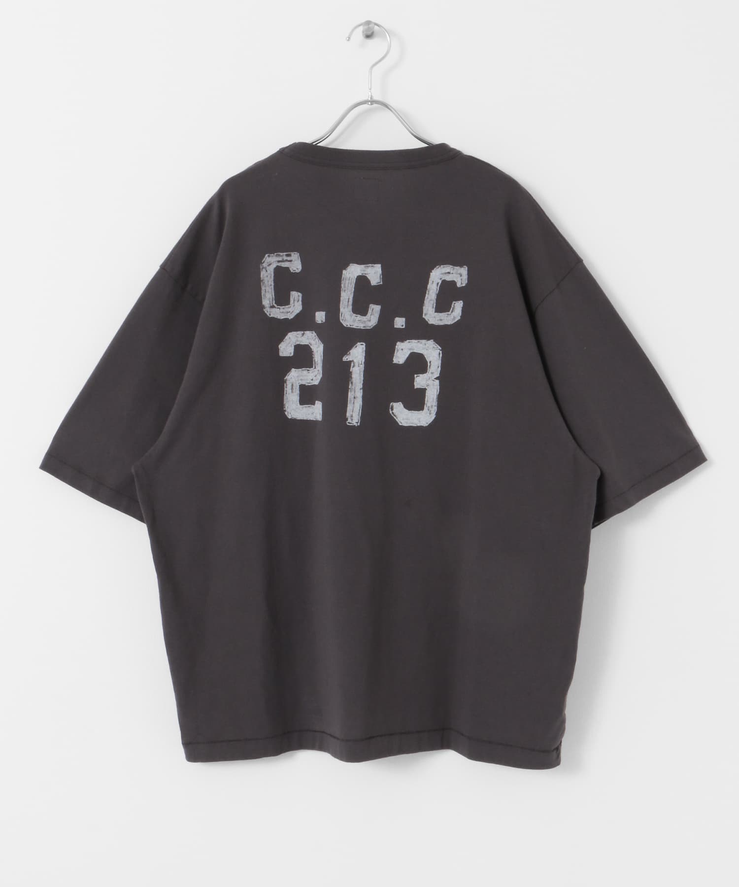 『別注』ARMY TWILL×Sonny Label　Print T-shirts B.CHARCOAL M