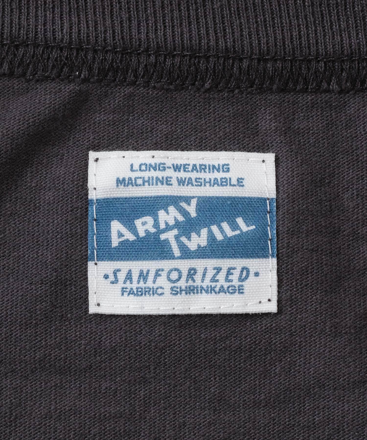『別注』ARMY TWILL×Sonny Label　Print T-shirts B.CHARCOAL M