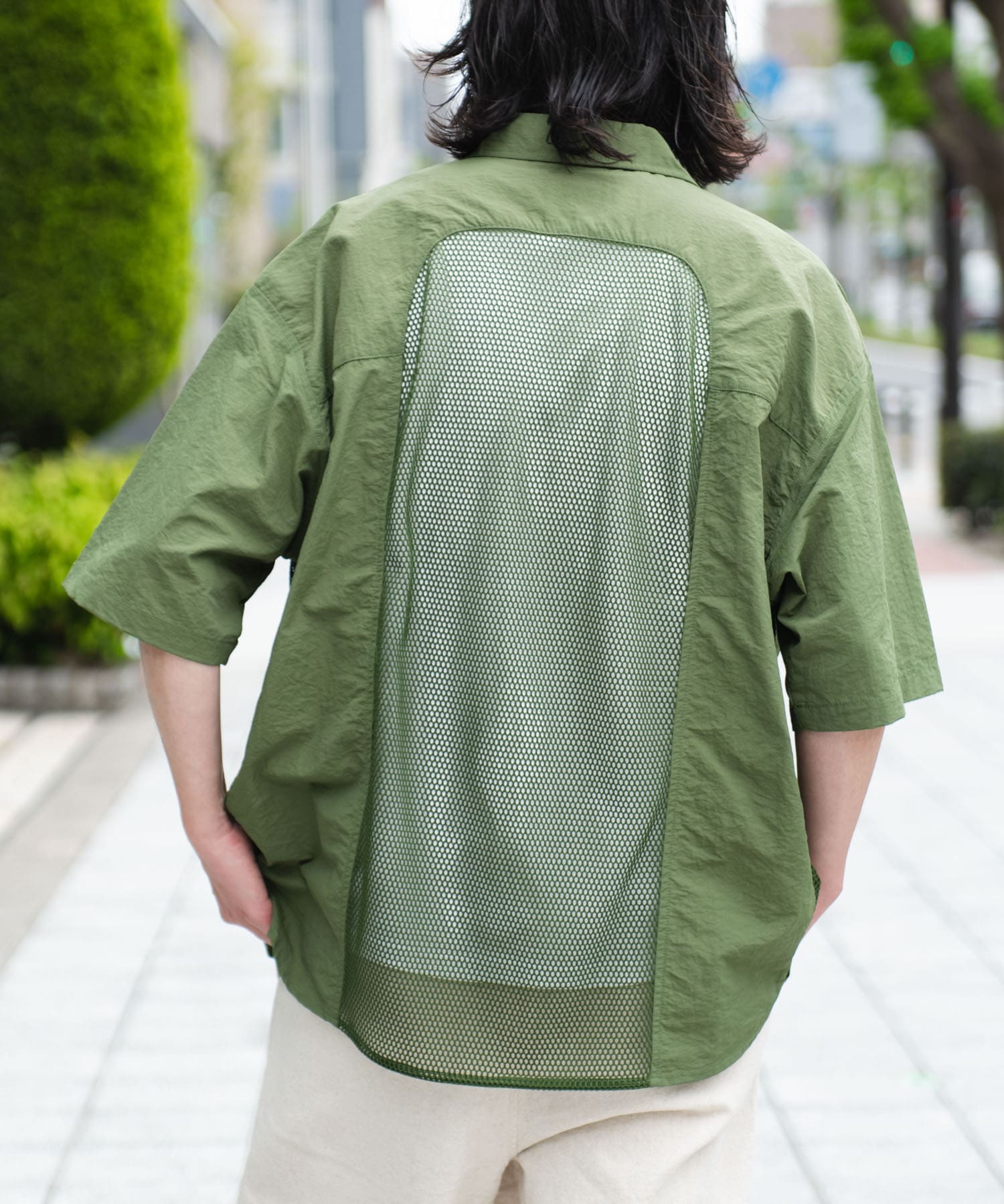 ARMY TWILL　Nylon OX Mesh H/S Shirts