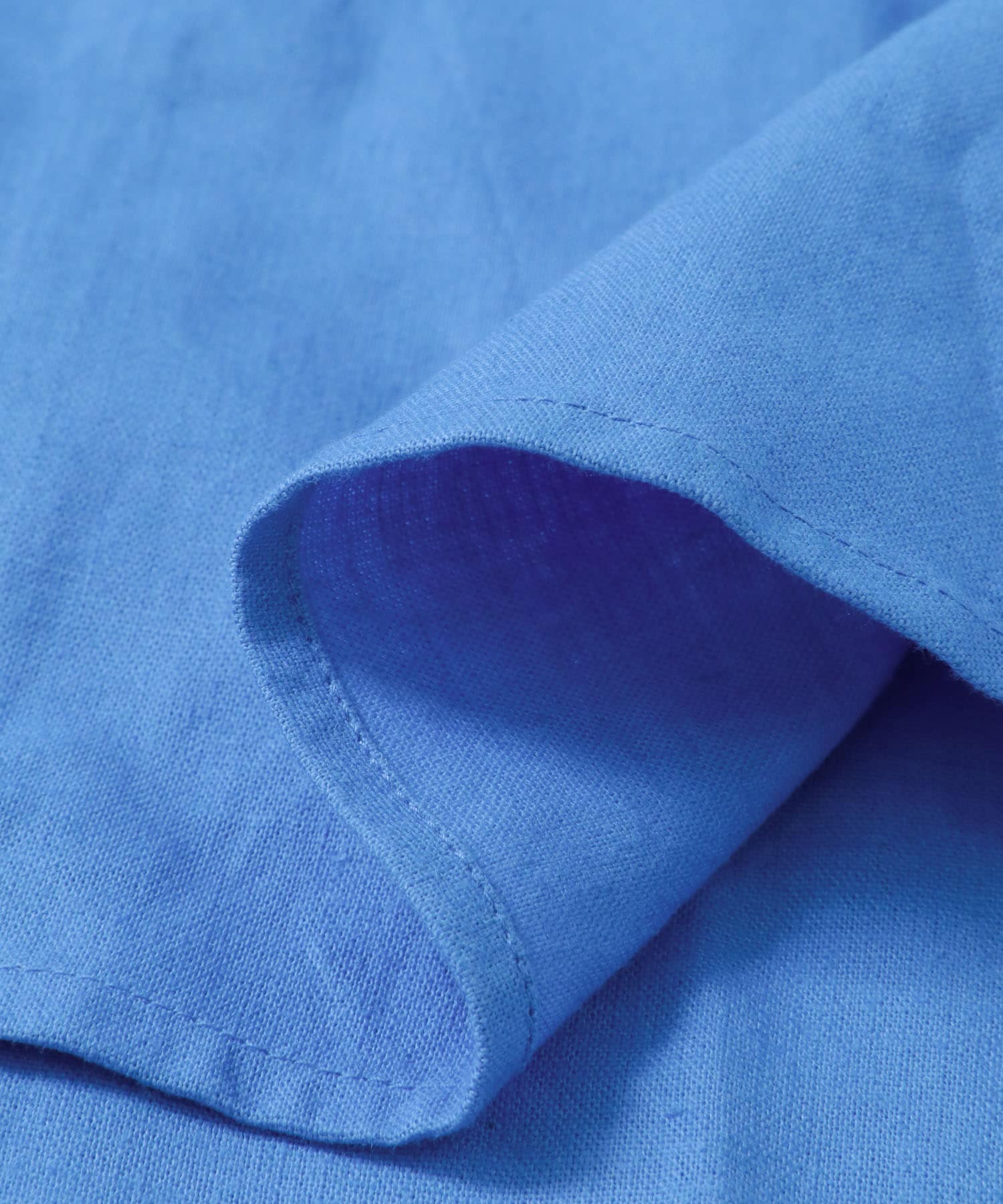 ARMY TWILL　Cotton Linen Slab Shirts BLUE S