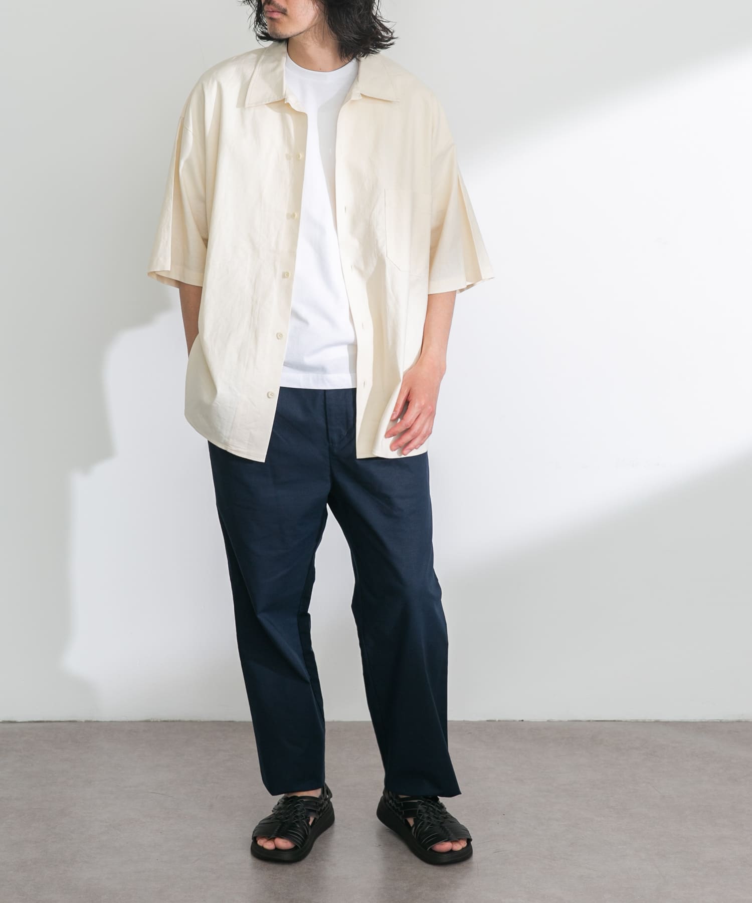 身長：180cm 体重：60kg サイズ：L