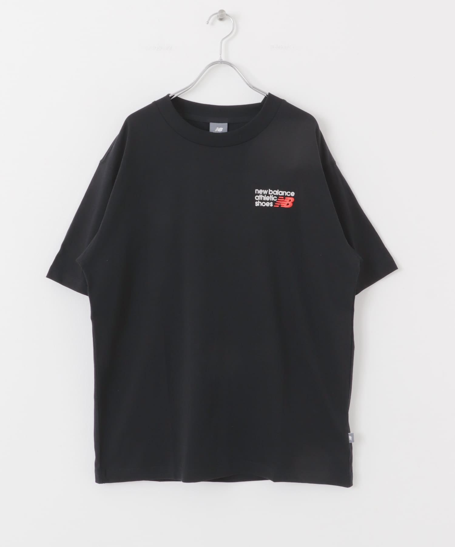 NEW BALANCE　Athletics プレミアムロゴクルー ブラック M