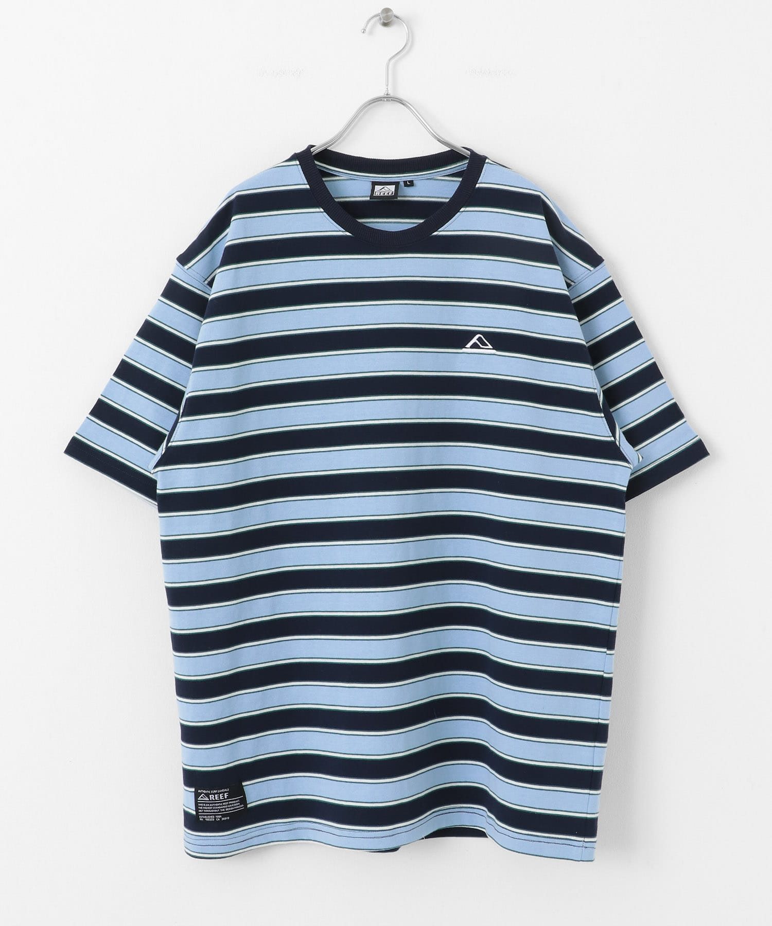 REEF　MULTI BOARDER SHORT-SLEEVE T-SHIRTS BLUE M