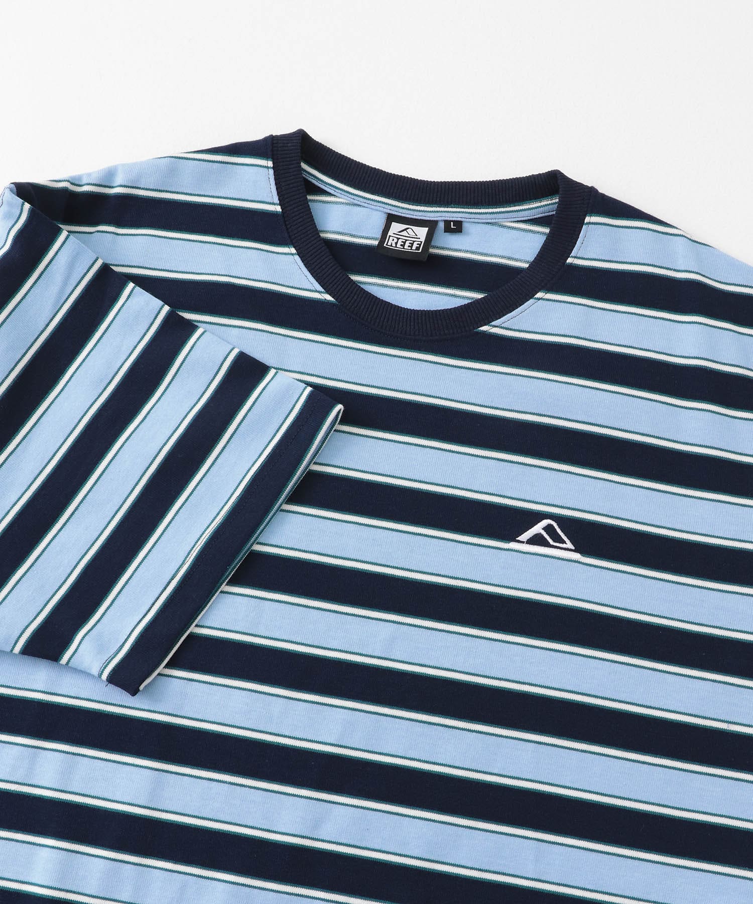 REEF　MULTI BOARDER SHORT-SLEEVE T-SHIRTS BLUE M