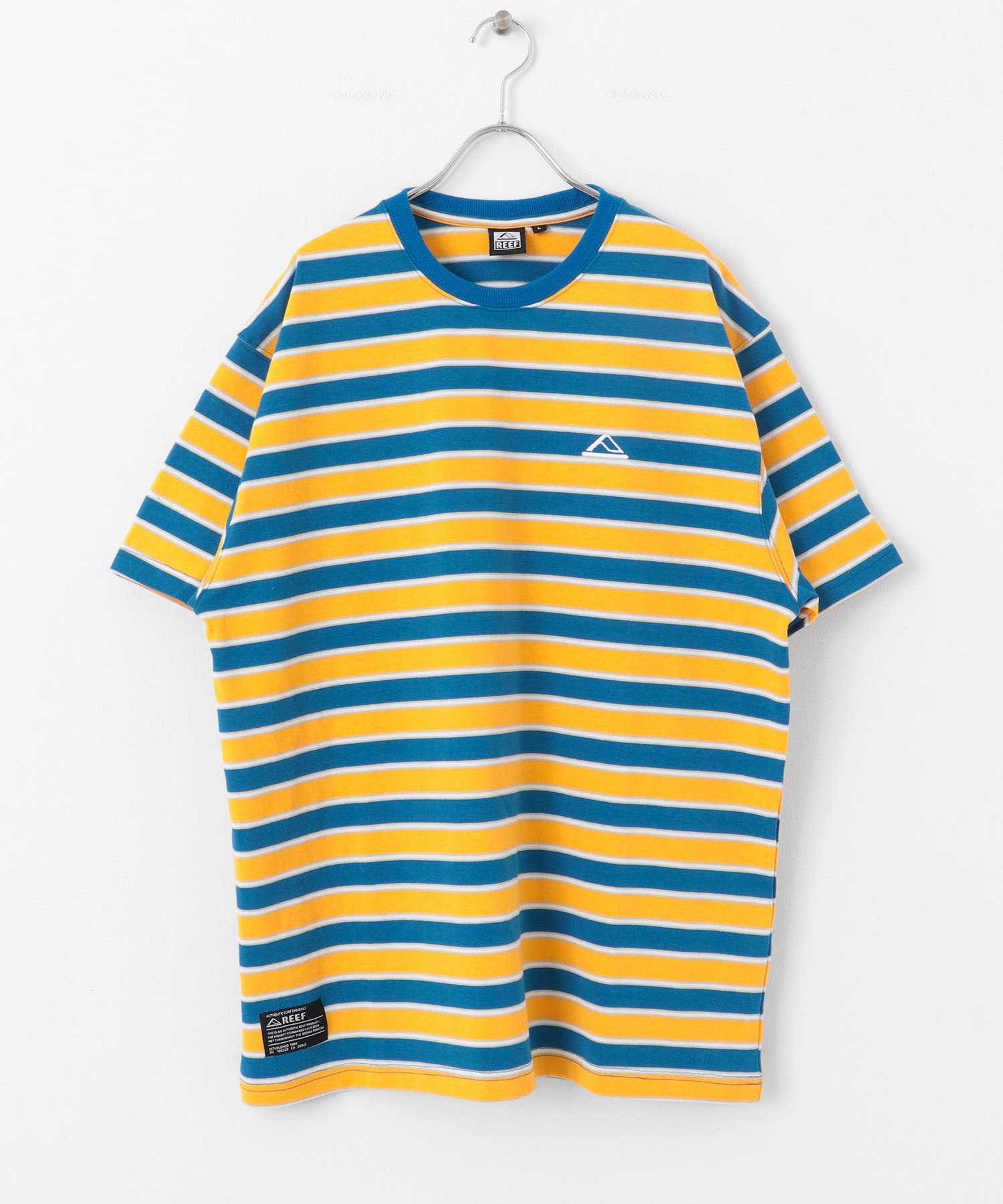 REEF　MULTI BOARDER SHORT-SLEEVE T-SHIRTS YELLOW M