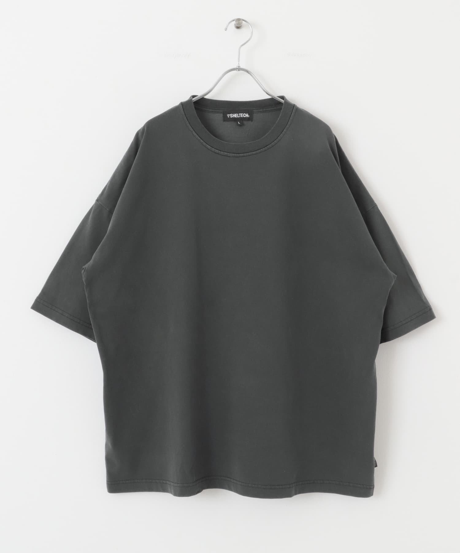 SHELTECH　WideT-shirts Black M