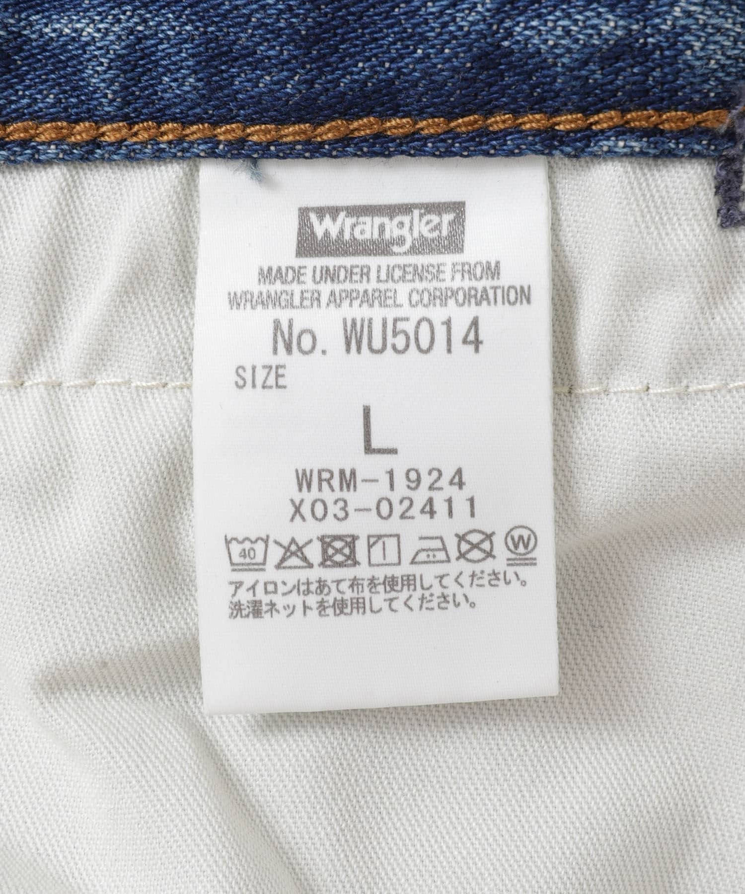 Wrangler　DENIM SHORTS USED S