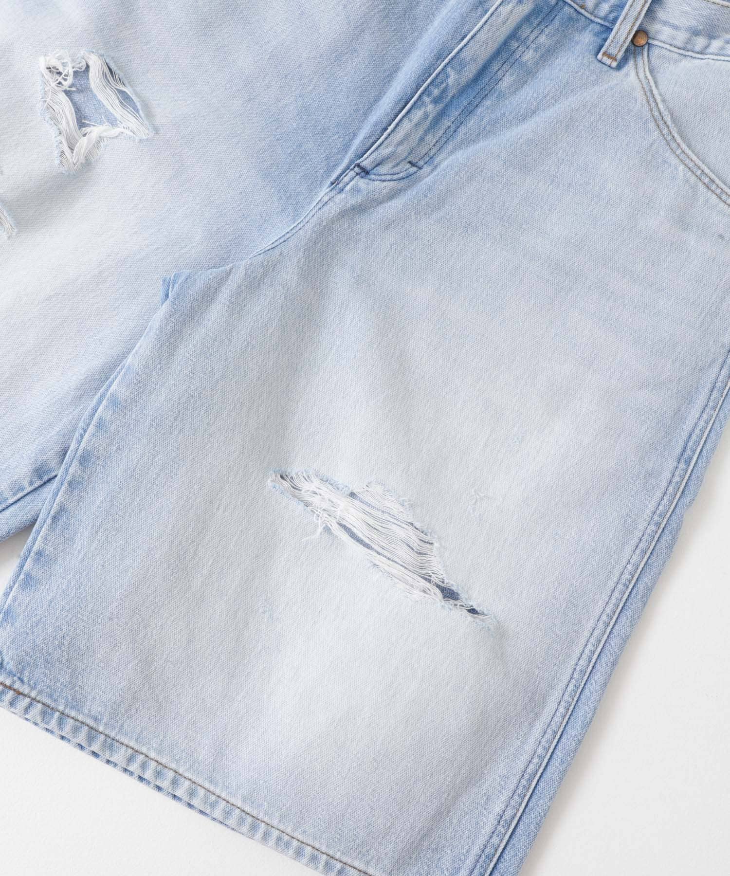 Wrangler　DENIM SHORTS CRASH USED S