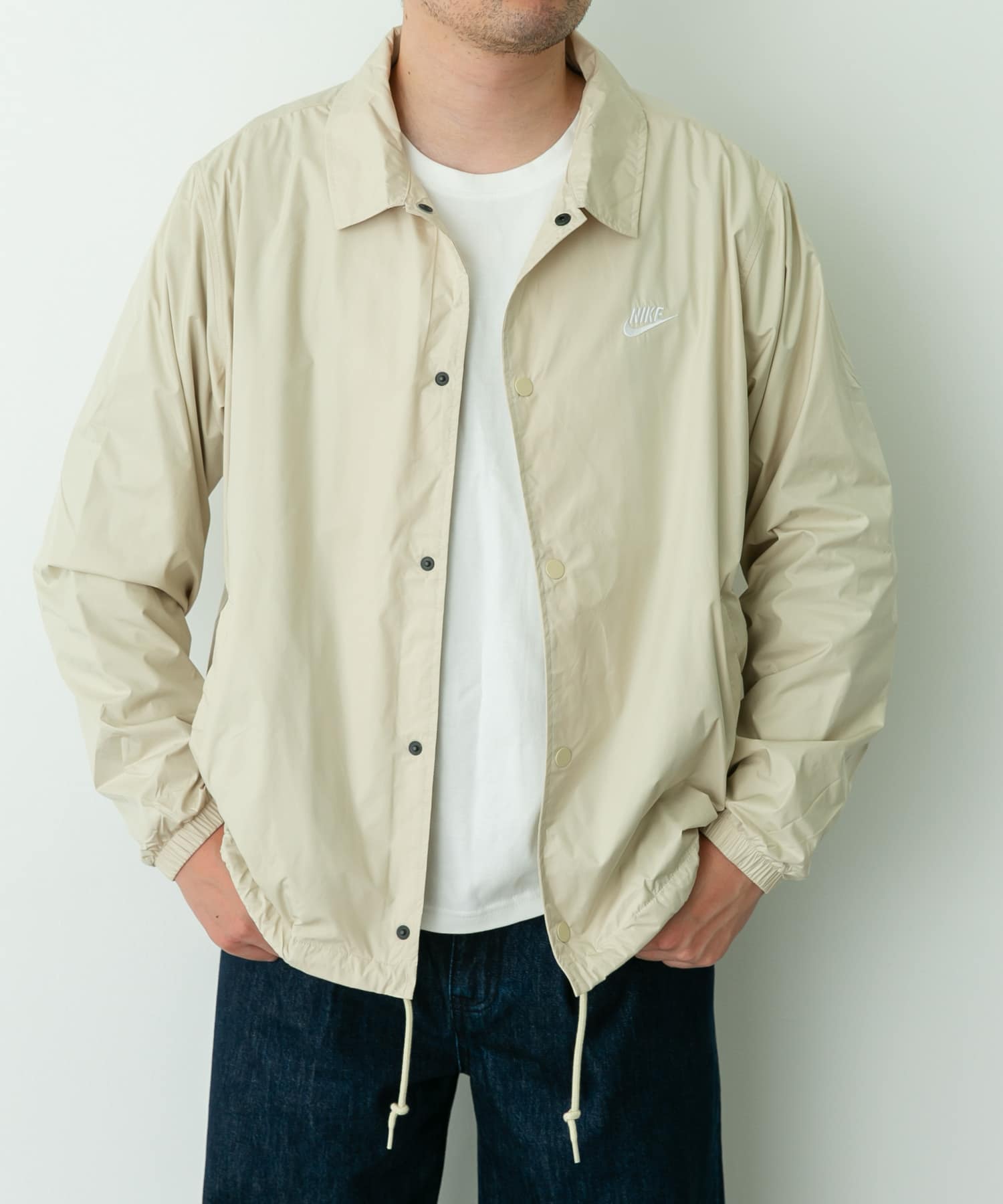 NIKE　クラブ コーチ ジャケット LT KHAKI M