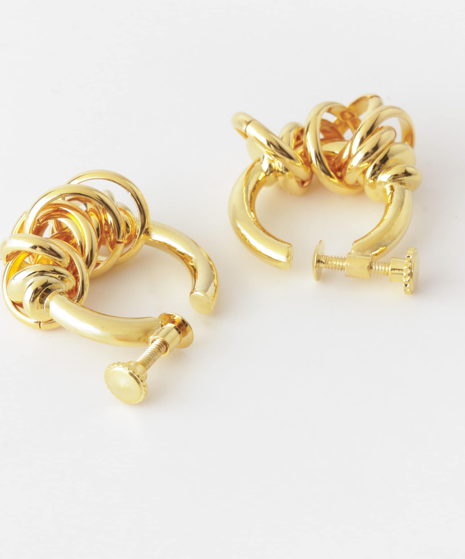 Lapuis　Coil Around イヤリング ゴールド one