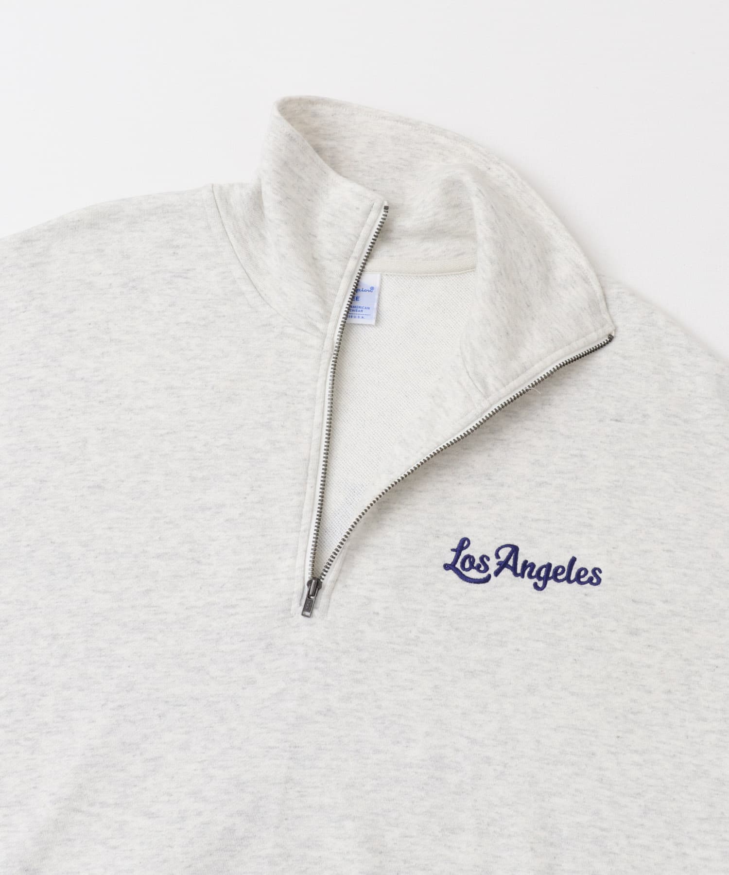 『別注』Champion×Sonny Label　ハーフジップ裏毛スウェット オートミール FREE