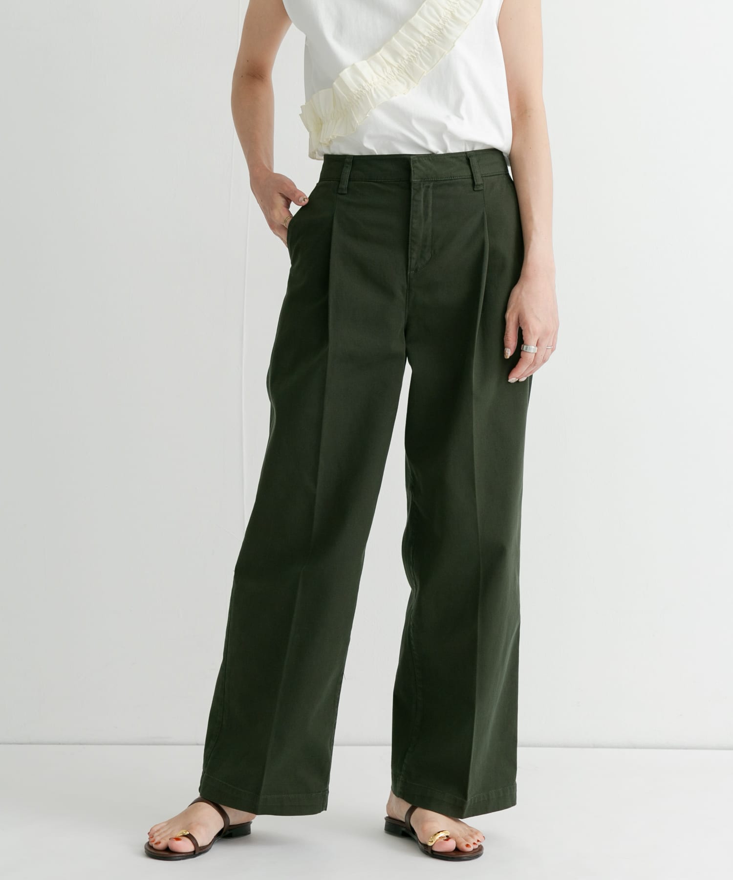 パンツ yard sale half denim green Healthy DENIM Green Pepper(23 Army): ボトム｜URBAN RESEARCH公式