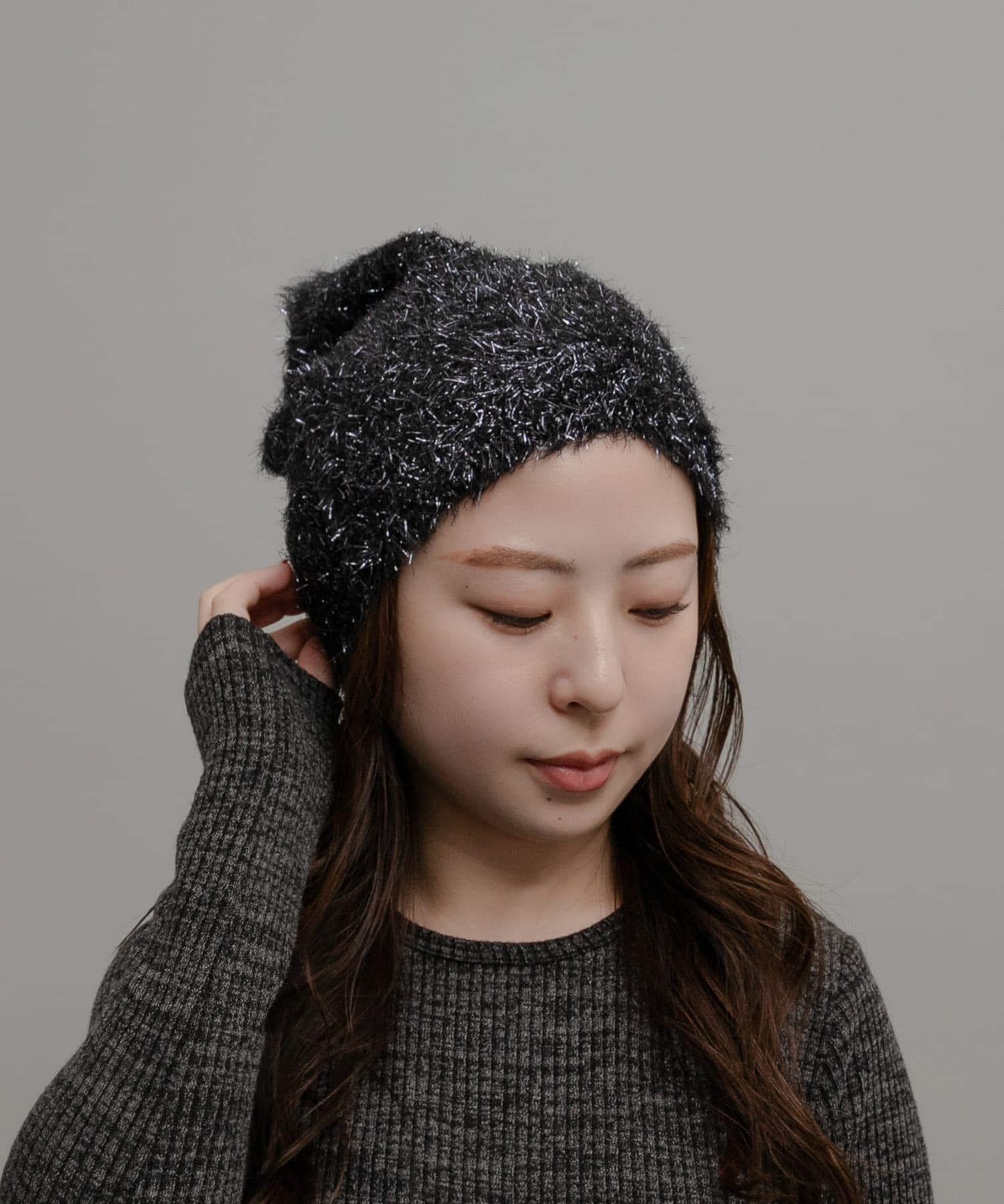 CONTROL FREAK　ラメフェザーニットワッチ