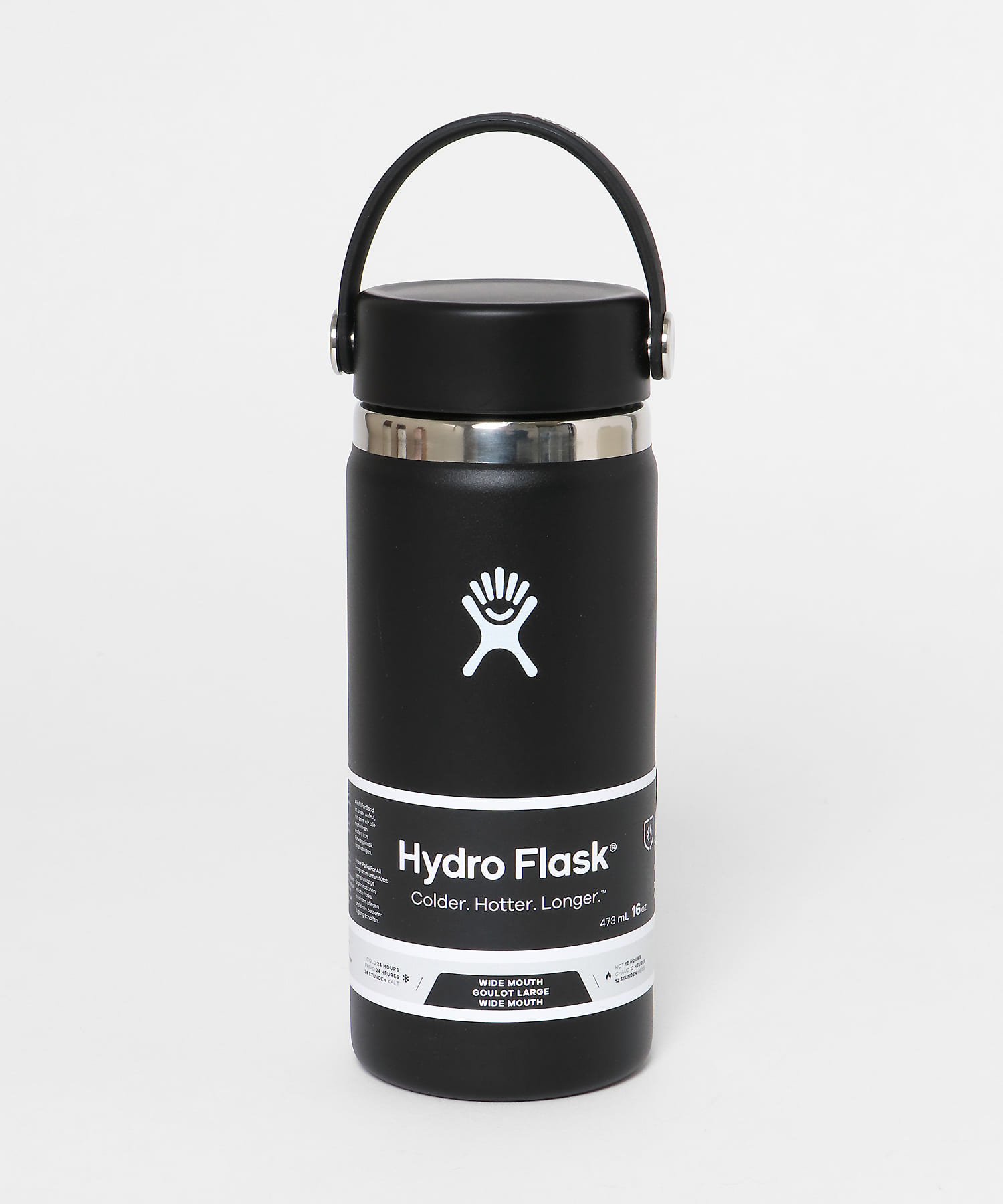 Hydro Flask　16oz WIDE MOUTH Black one