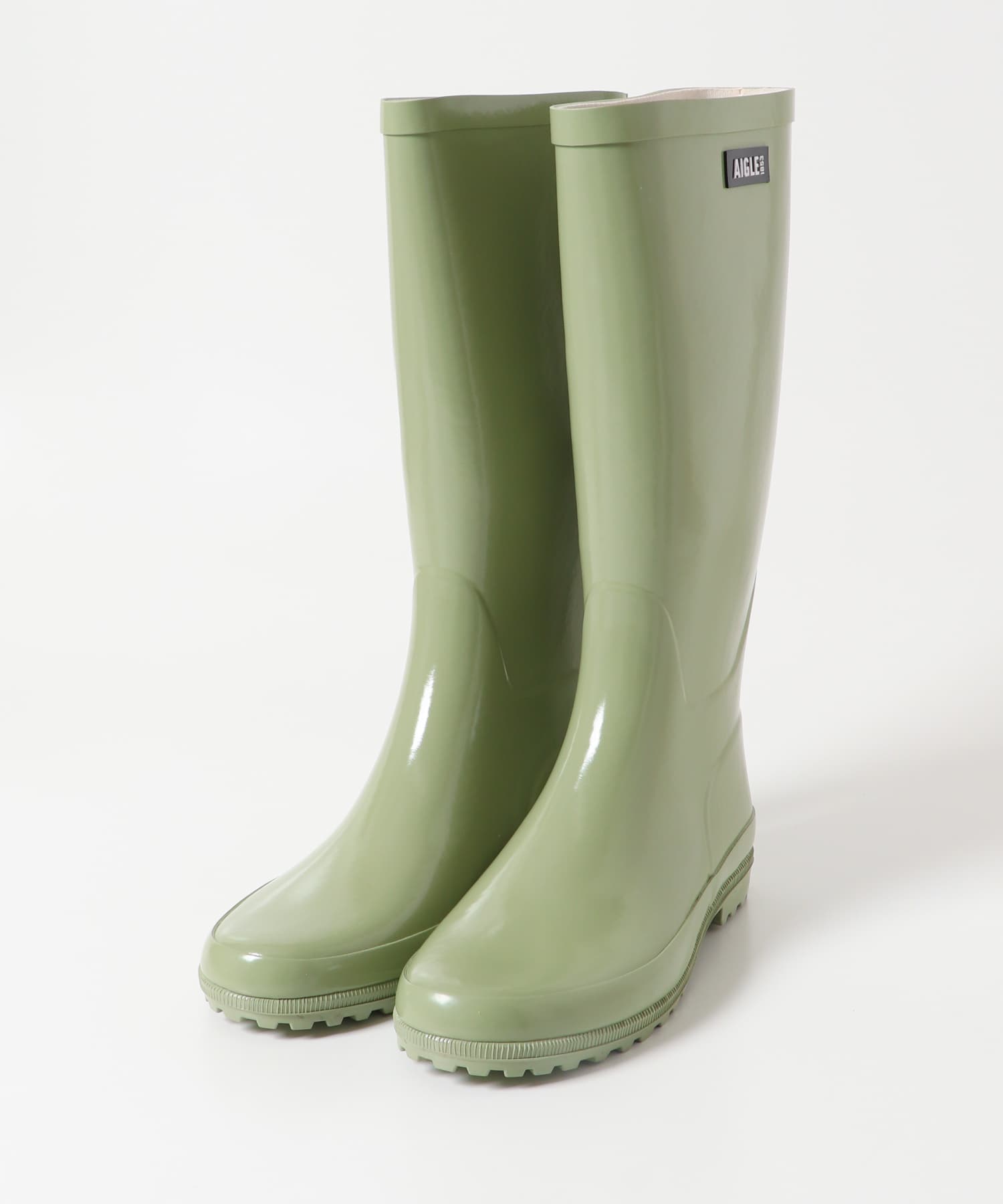AIGLE　ELIOSAロングレインブーツ KHAKI 37