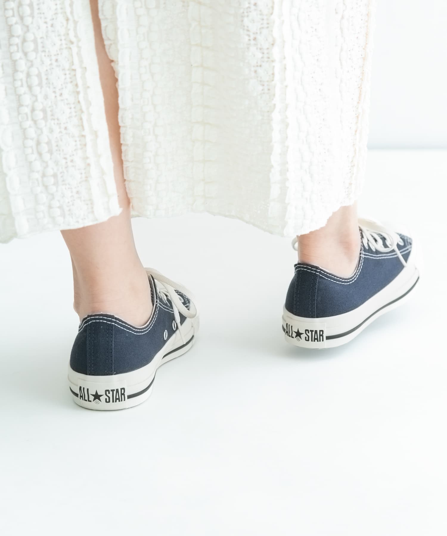 CONVERSE　ALL STAR WASHED CANVAS OX DEEP BLUE 4