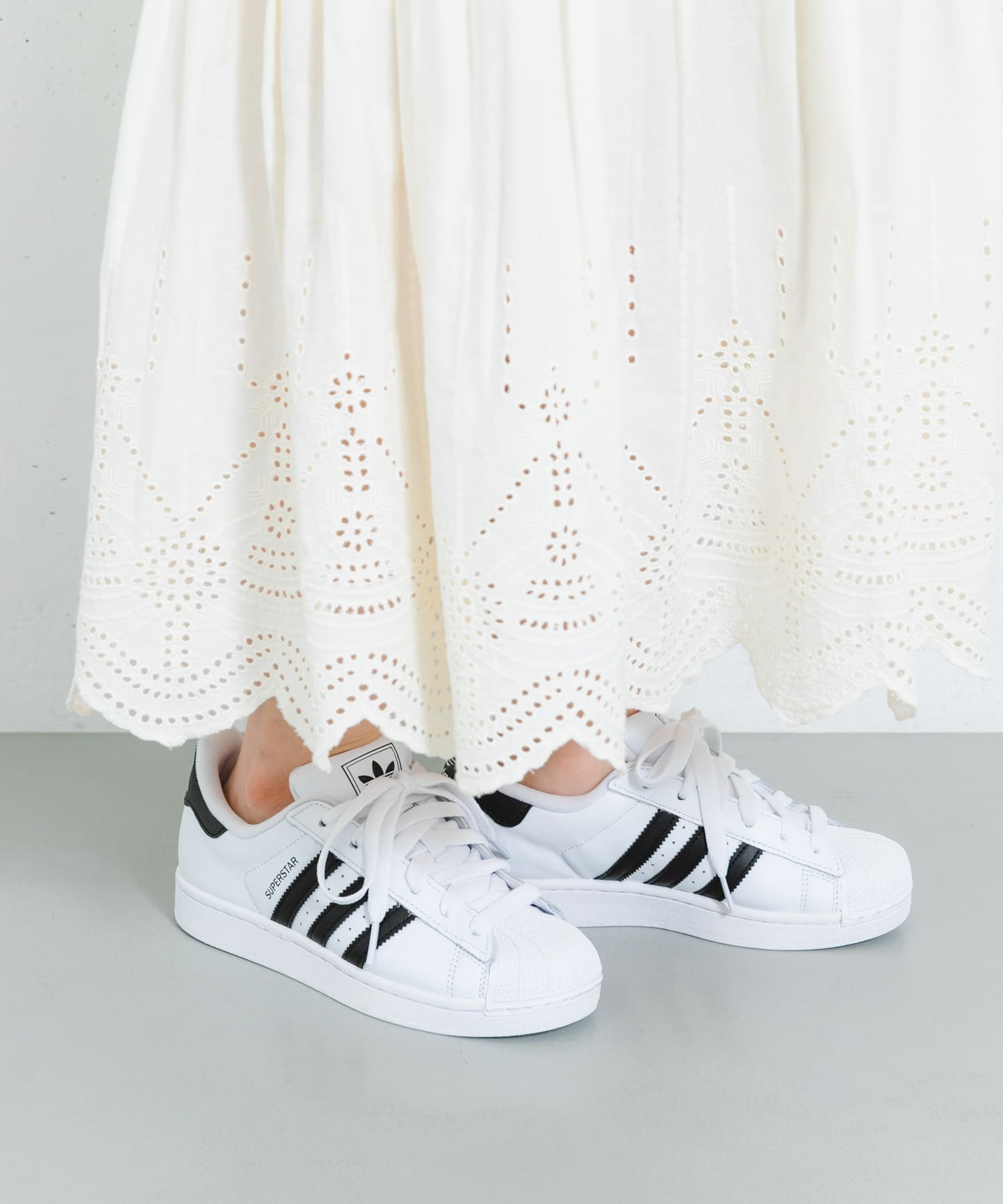 adidas　SUPERSTAR ll W フットウェアホワイト 23