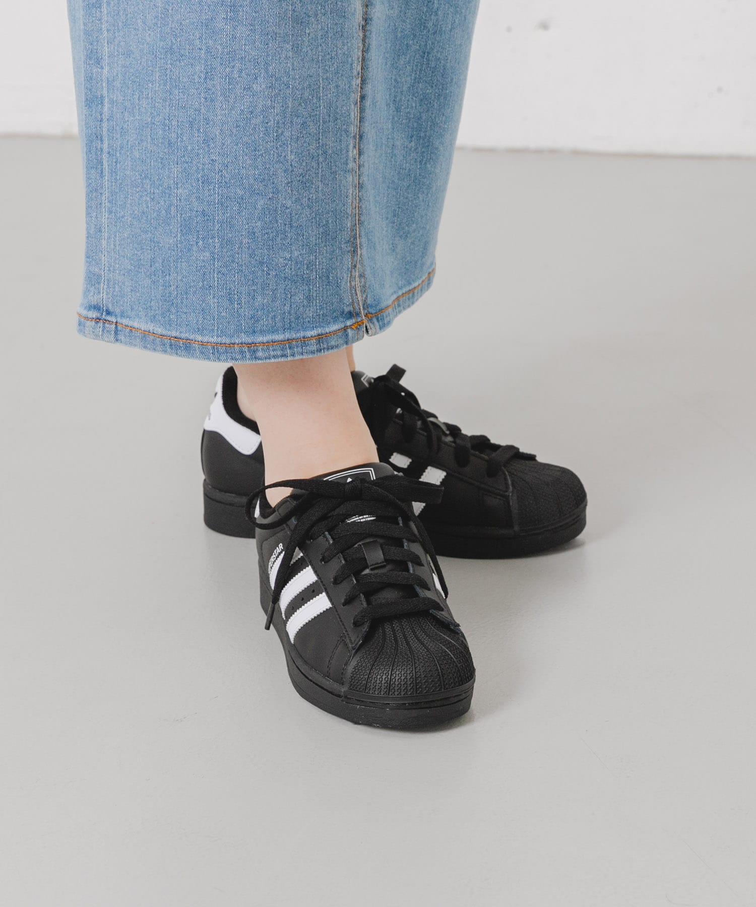 adidas　SUPERSTAR ll W コアブラック 23