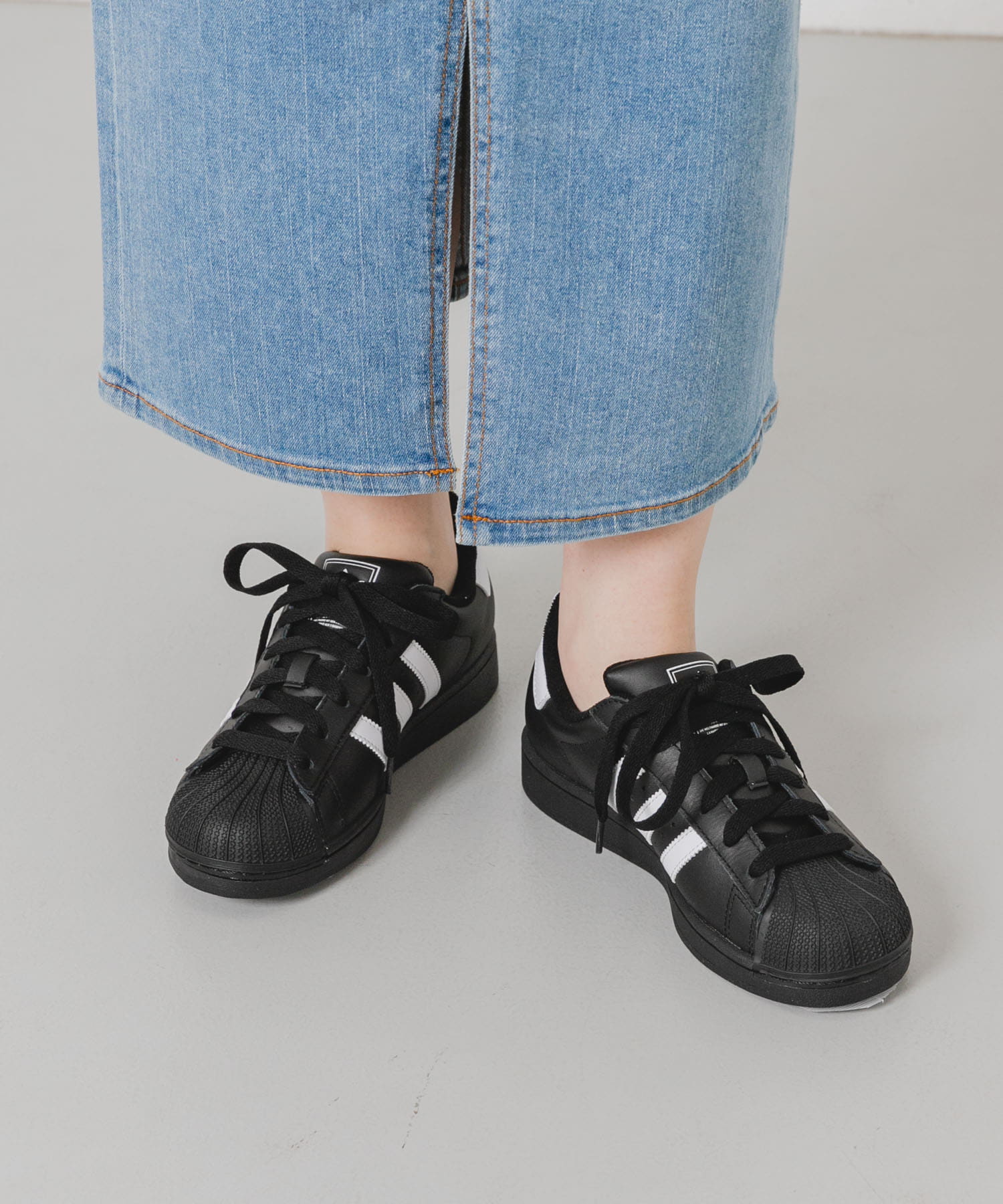 adidas　SUPERSTAR ll W コアブラック 23