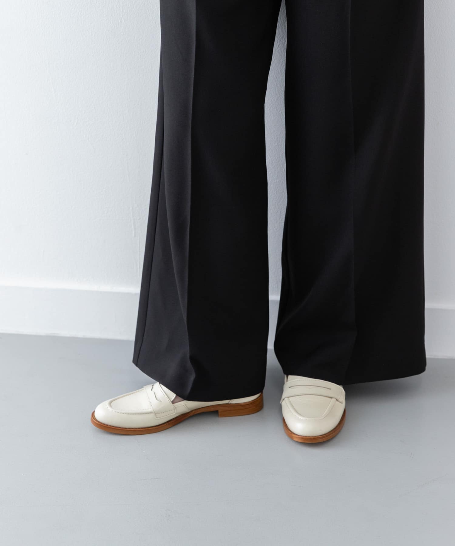 ENESS　レザーローファー BEIGE 37