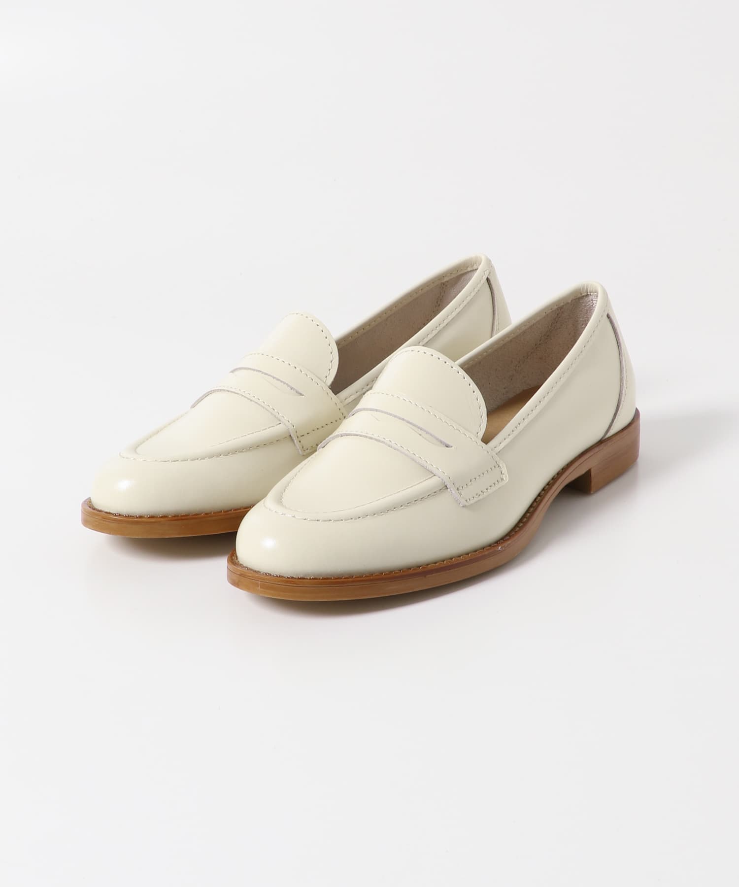 ENESS　レザーローファー BEIGE 37