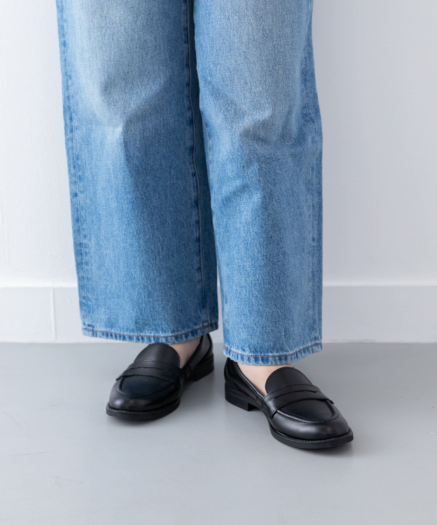 ENESS　レザーローファー BLACK 37