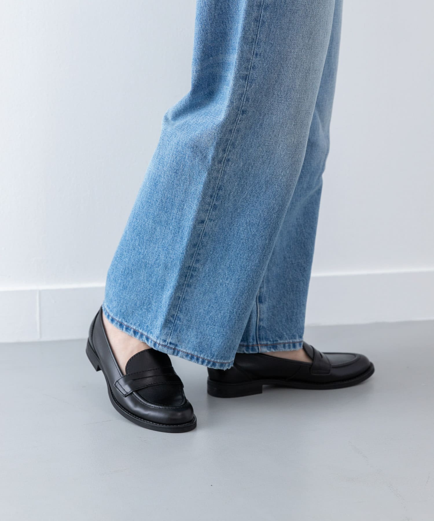 ENESS　レザーローファー BLACK 37