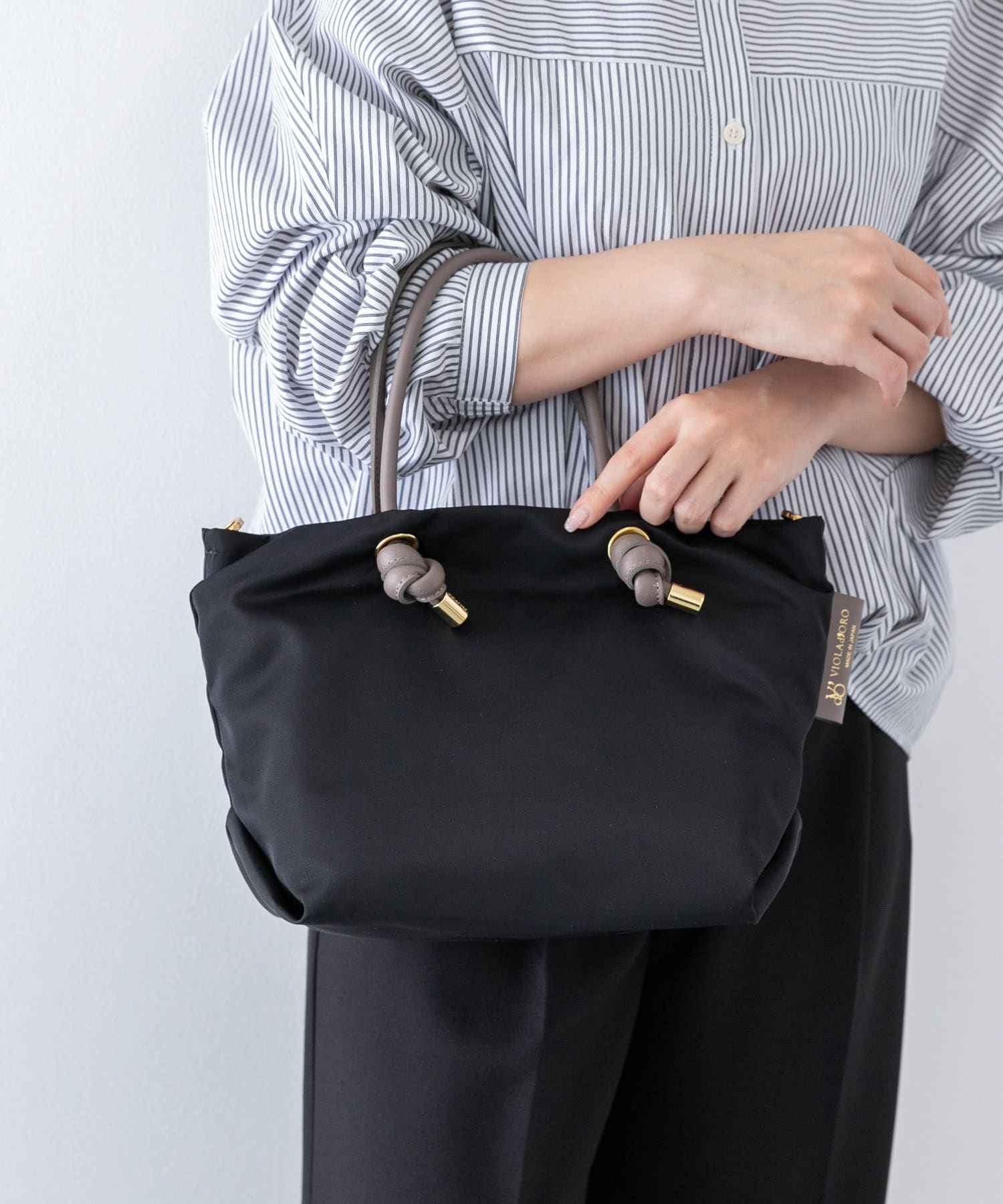 VIOLAd’ORO　BIANCA V-2174 blk×taupe one